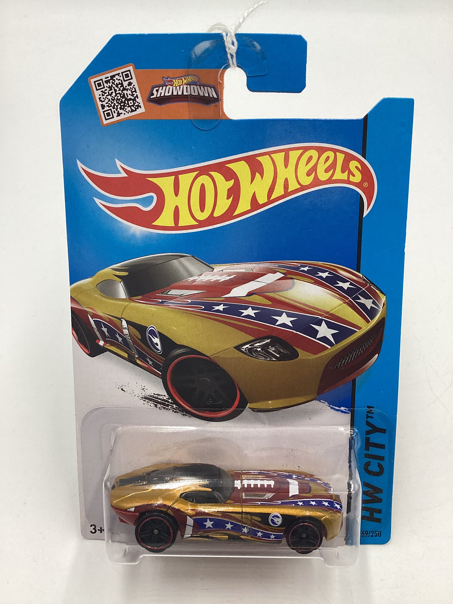 2015 Hot Wheels Treasure Hunt #69 Fast Felion Gold International Card