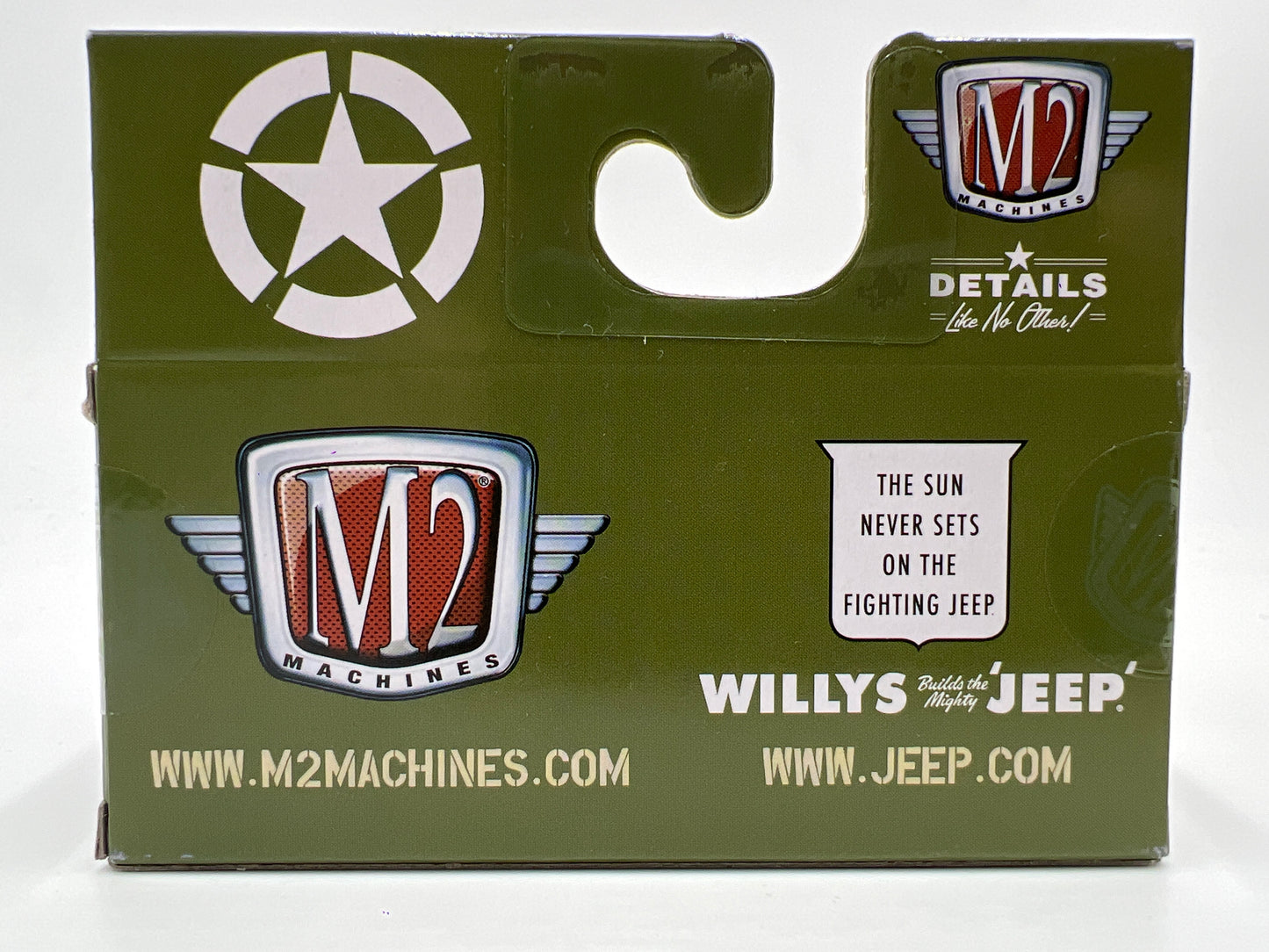 M2 Machines 1944 Willys MB Jeep Army Yellow R66