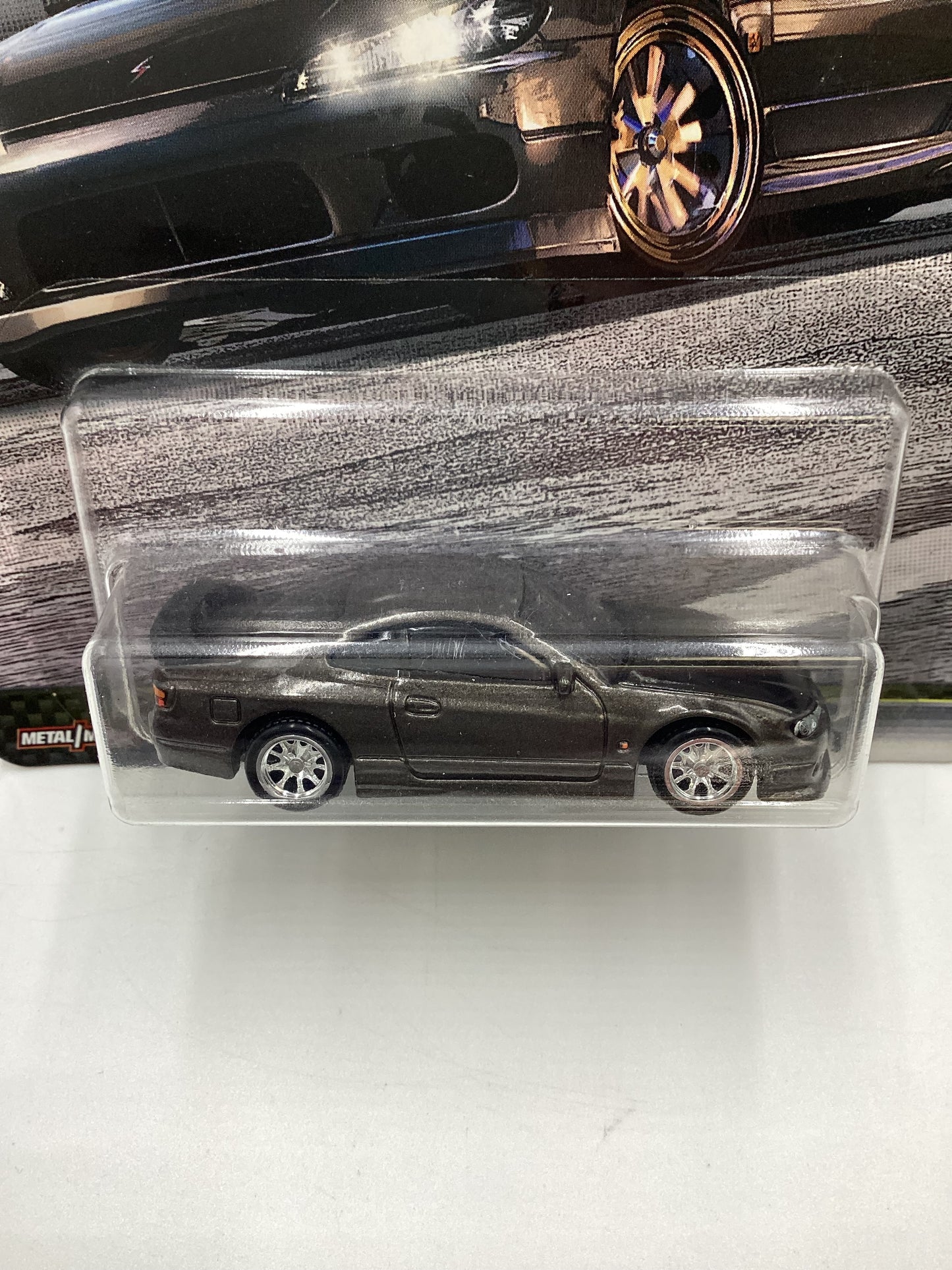 Hot wheels Fast and furious Fast Tuners #2 Nissan Silvia S15 Gray with protector