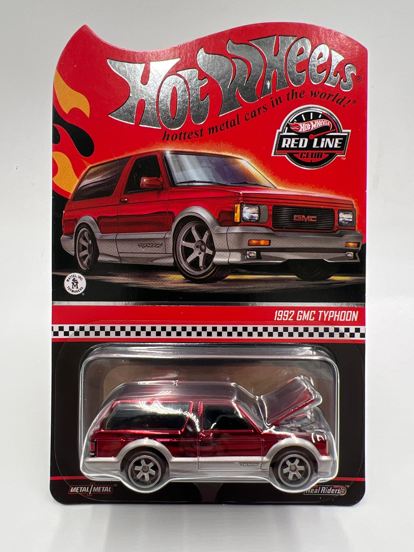 2025 Hot Wheels RLC Exclusive 1992 GMC Typhoon Red W/Protector
