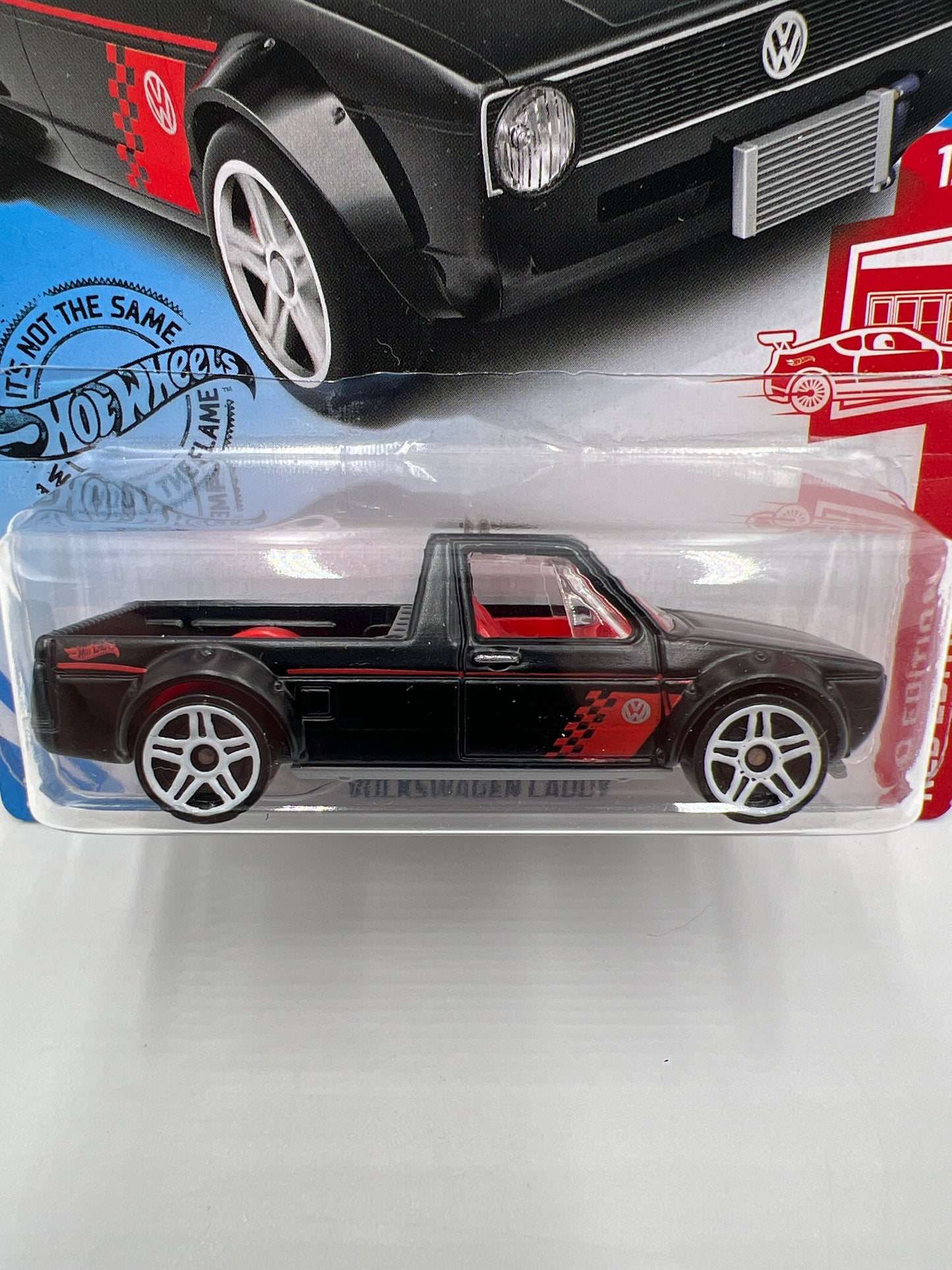 2019 Hot Wheels Target Exclusive Red Edition #177 Volkswagen Caddy Black 144E