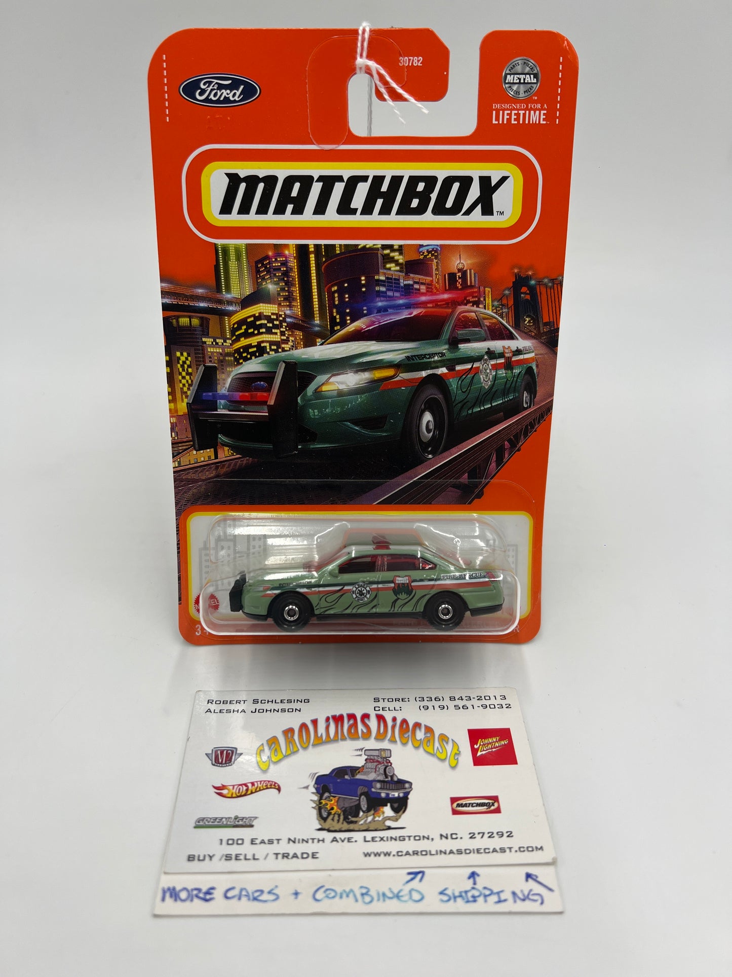 2024 Matchbox #64 Ford Police Interceptor Forest Ranger Green 216i