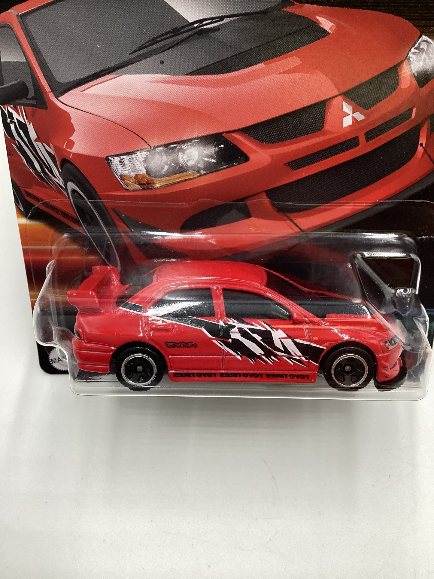 2023 Hot wheels Fast and Furious Series 2 #3 Mitsubishi Lancer Evolution IX Red with protector