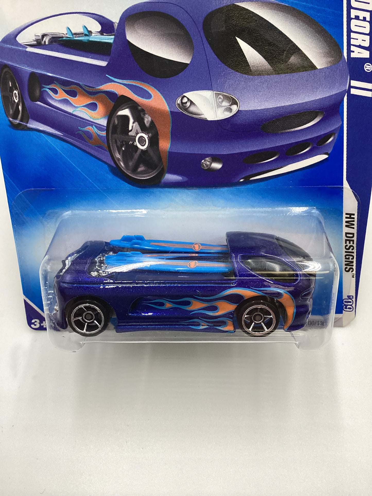 2009 Hot Wheels #100 Deora II Blue 113A