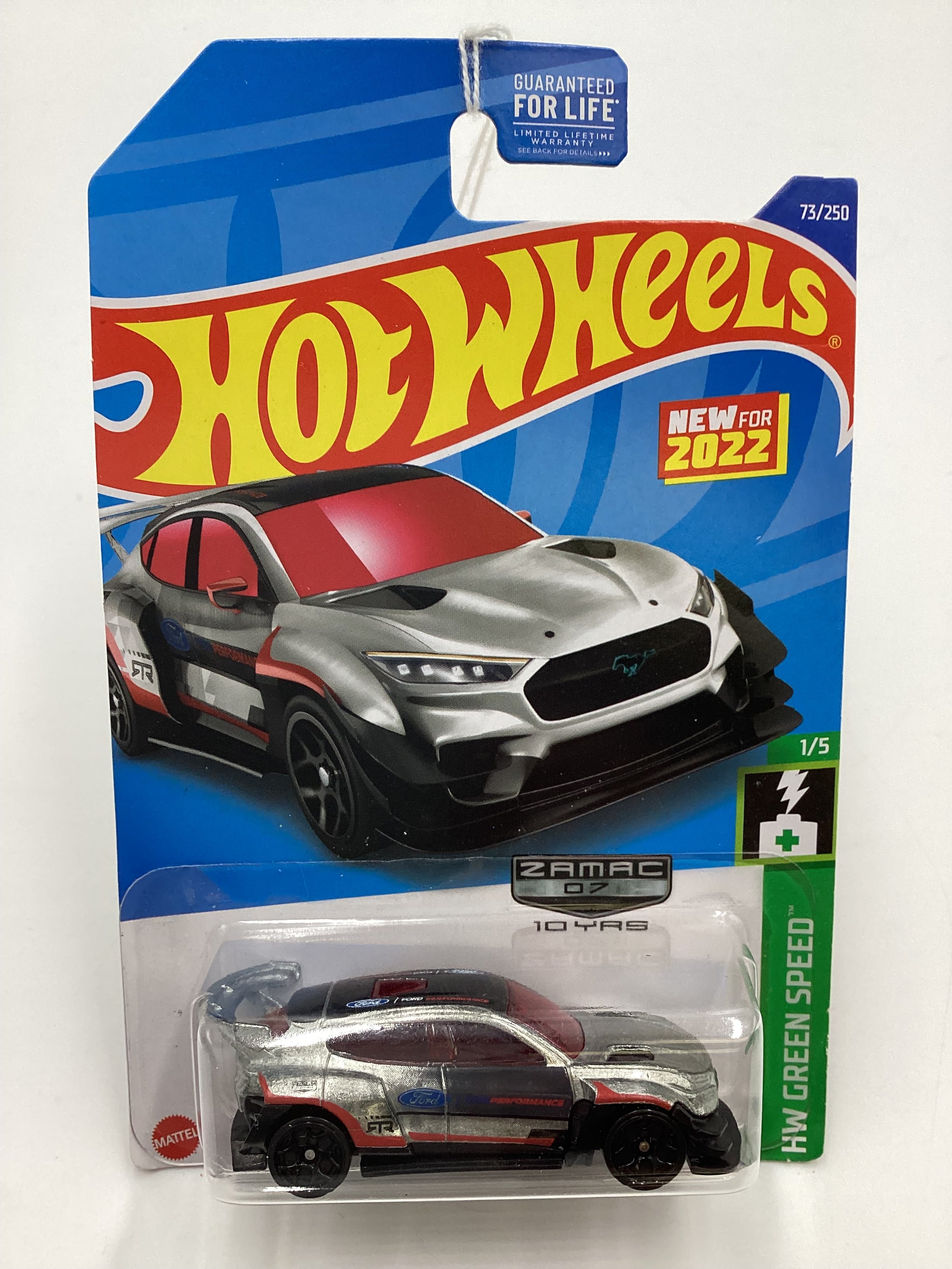 2022 Hot Wheels #73 Ford Mustang Mach-E 1400 Zamac 007 Walmart
