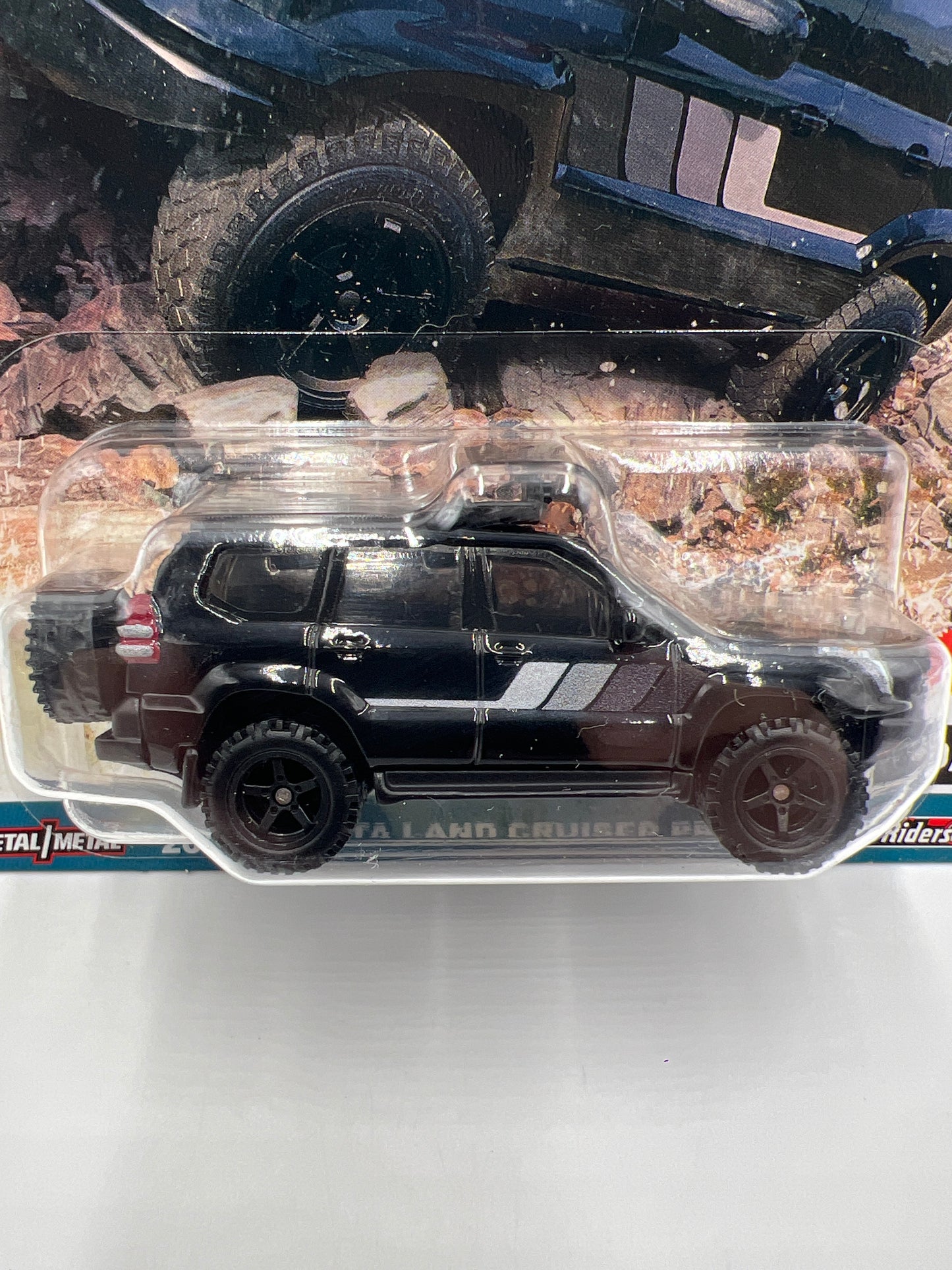 Hot Wheels Premium Car Culture HW Off Road CHASE #0 2005 Toyota Land Cruiser Prado Black W/Protector