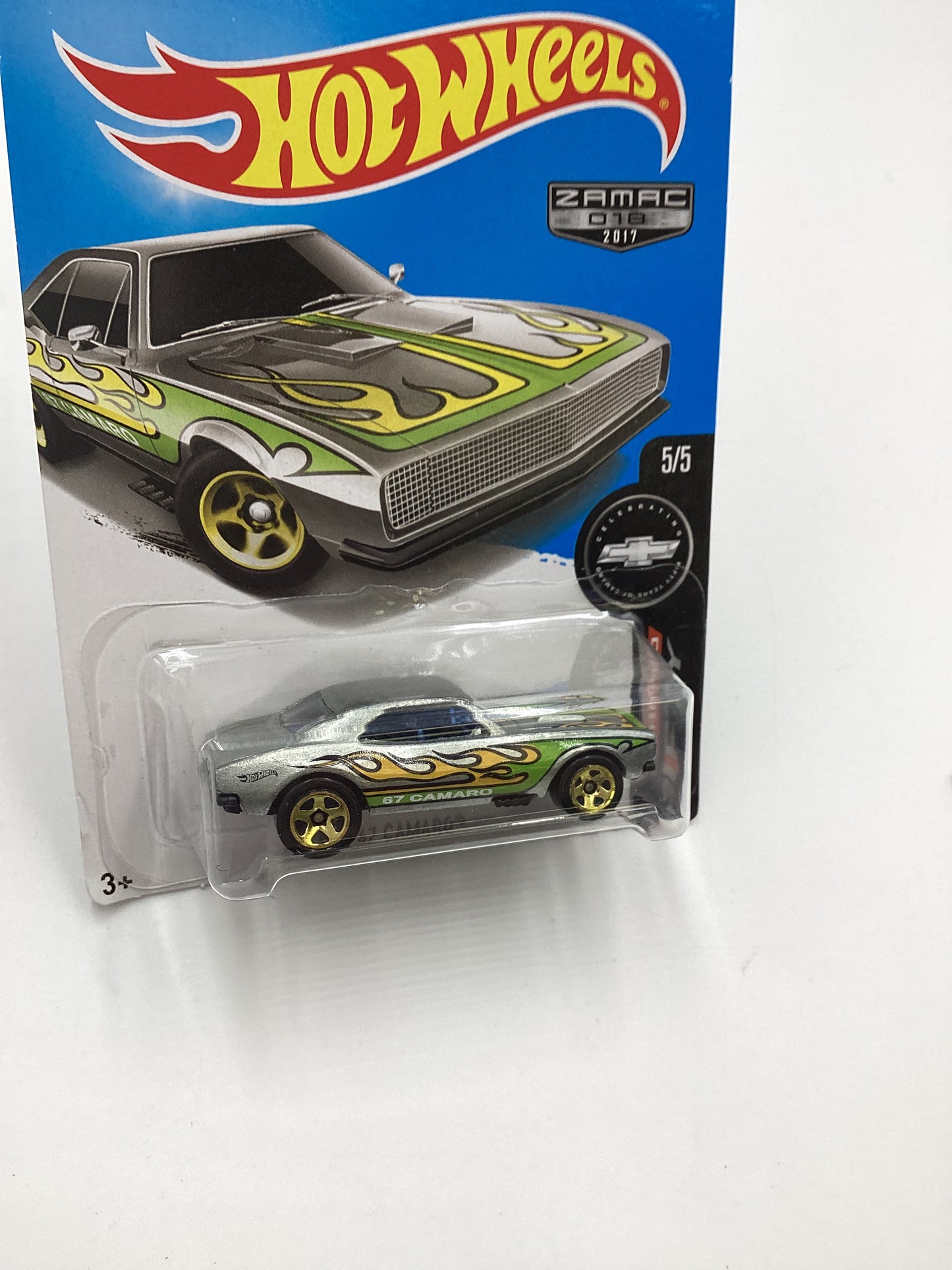 2017 Hot Wheels Camaro Fifty Zamac #18 1967 Camaro Walmart Exclusive 148C