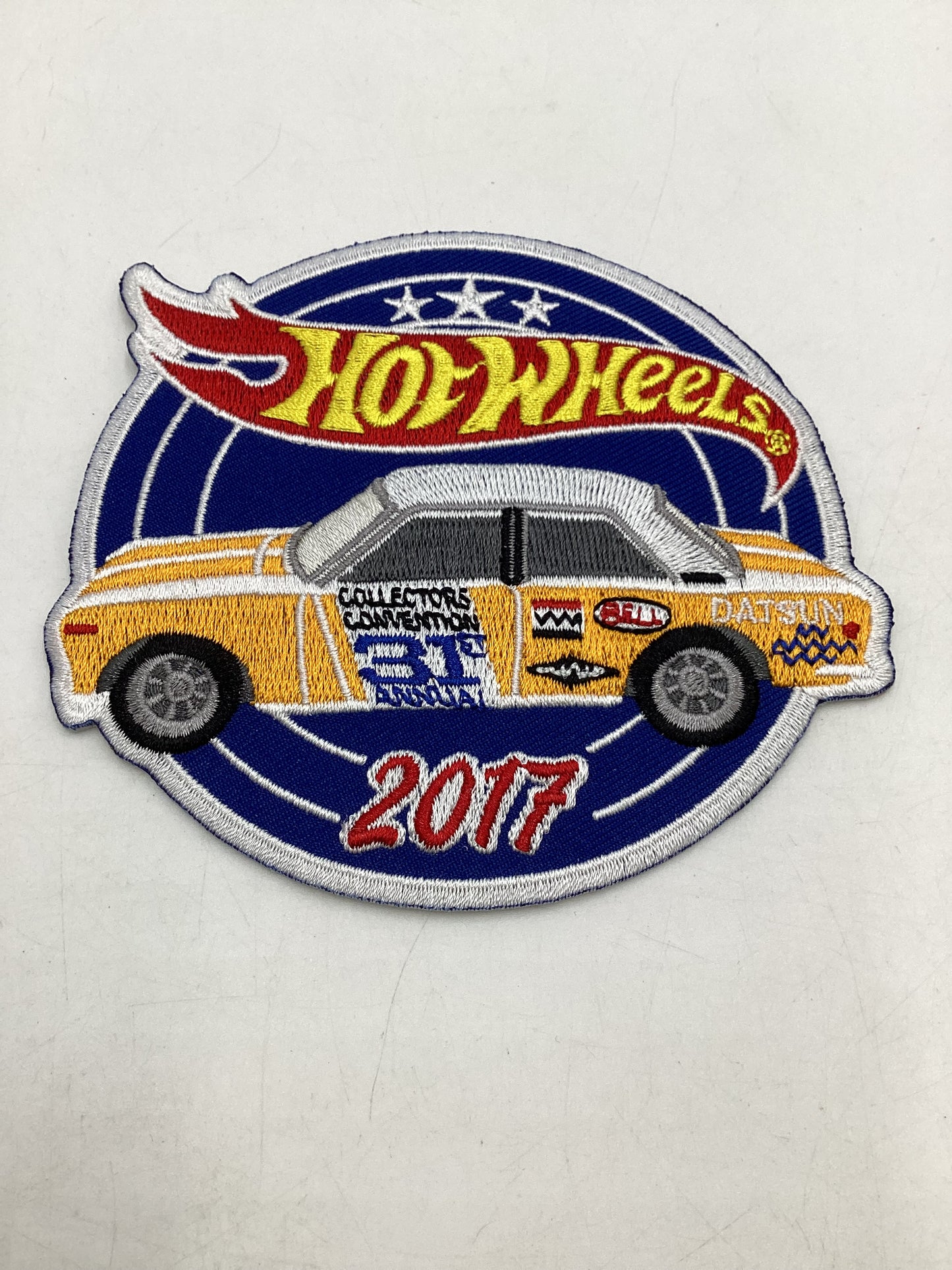 Hot wheels 2017 31st Convention Los Angeles CA Datsun Bluebird 510 Patch