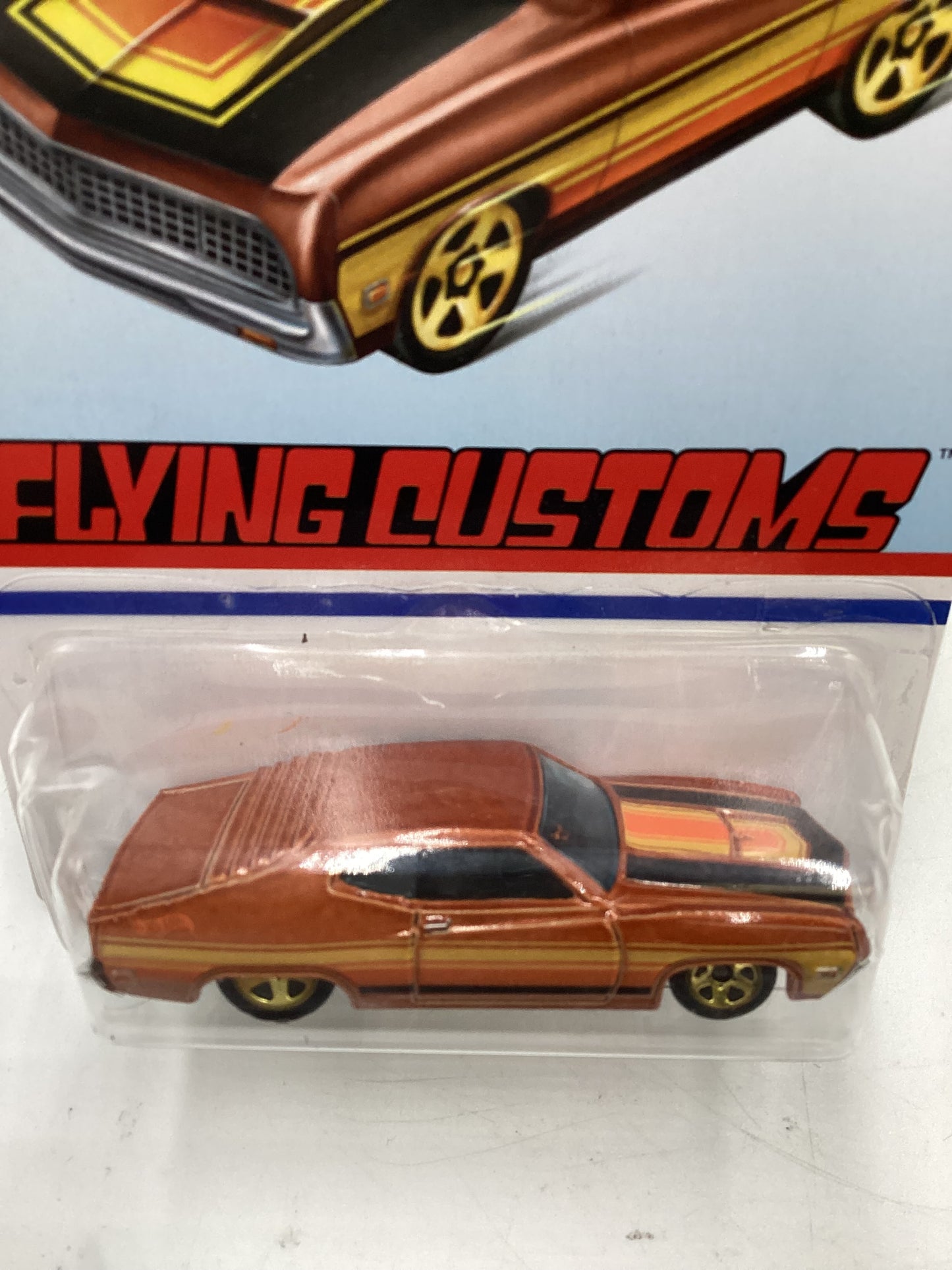 Hot Wheels Target Exclusive Flying Customs 70 Ford Torino Brown