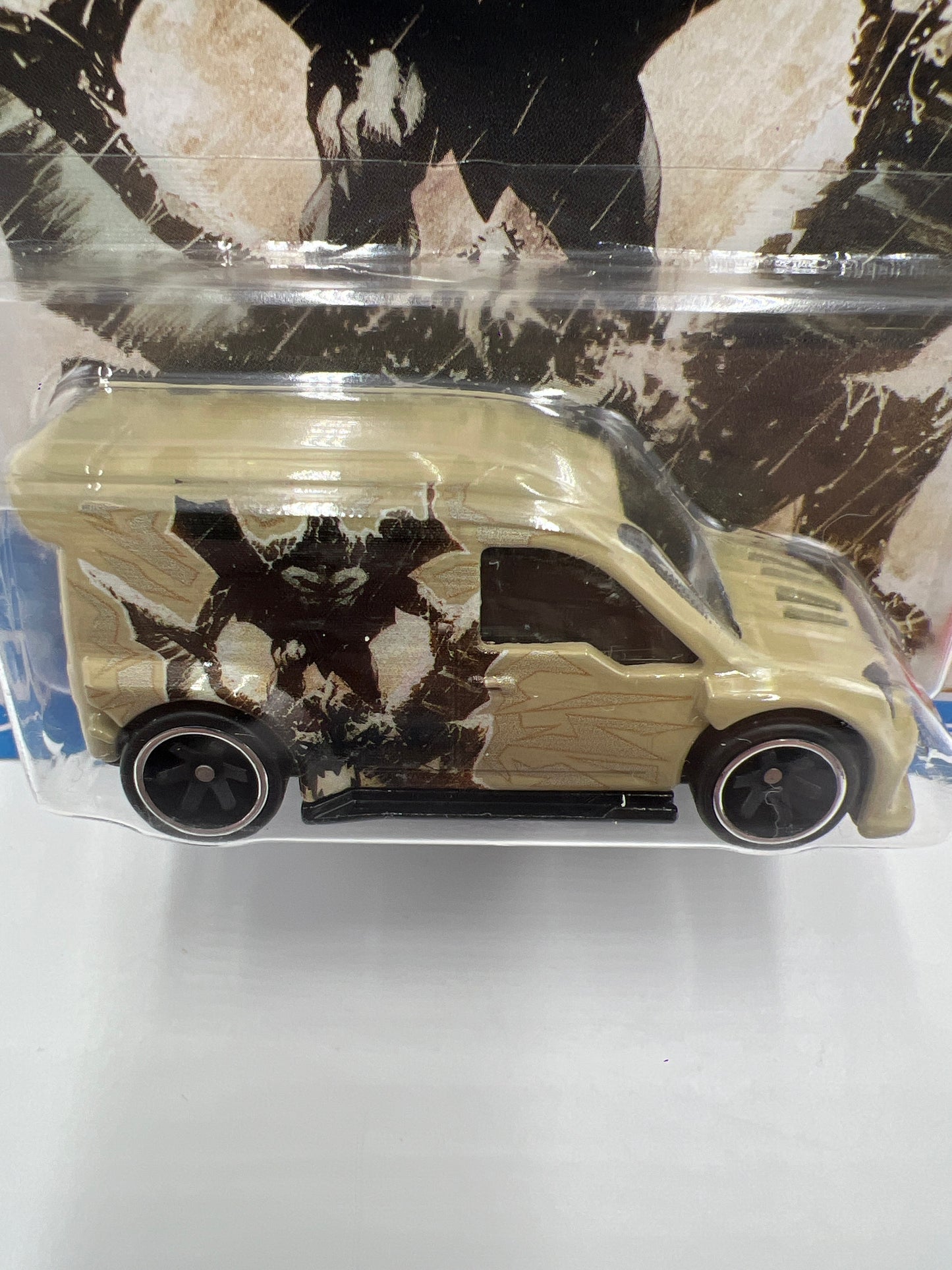 2022 Hot Wheels DC #1 09 Custom Ford Transit Connect Batman Tan 255i