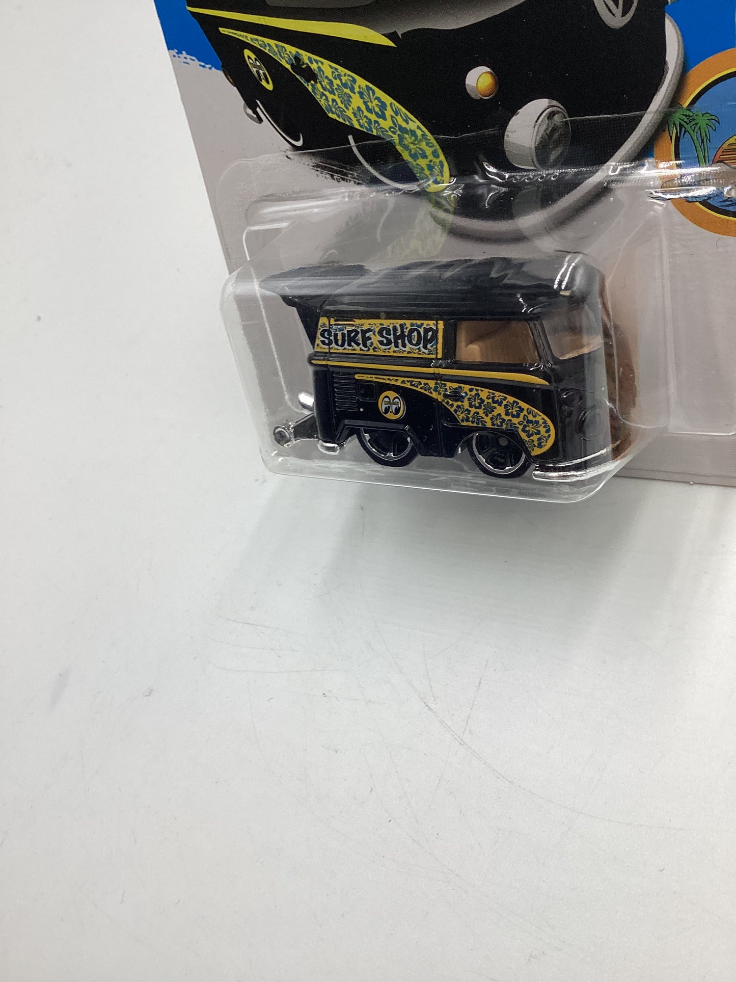 2017 Hot Wheels Surfs Up #302 Kool Kombi Black Mooneyes 96C