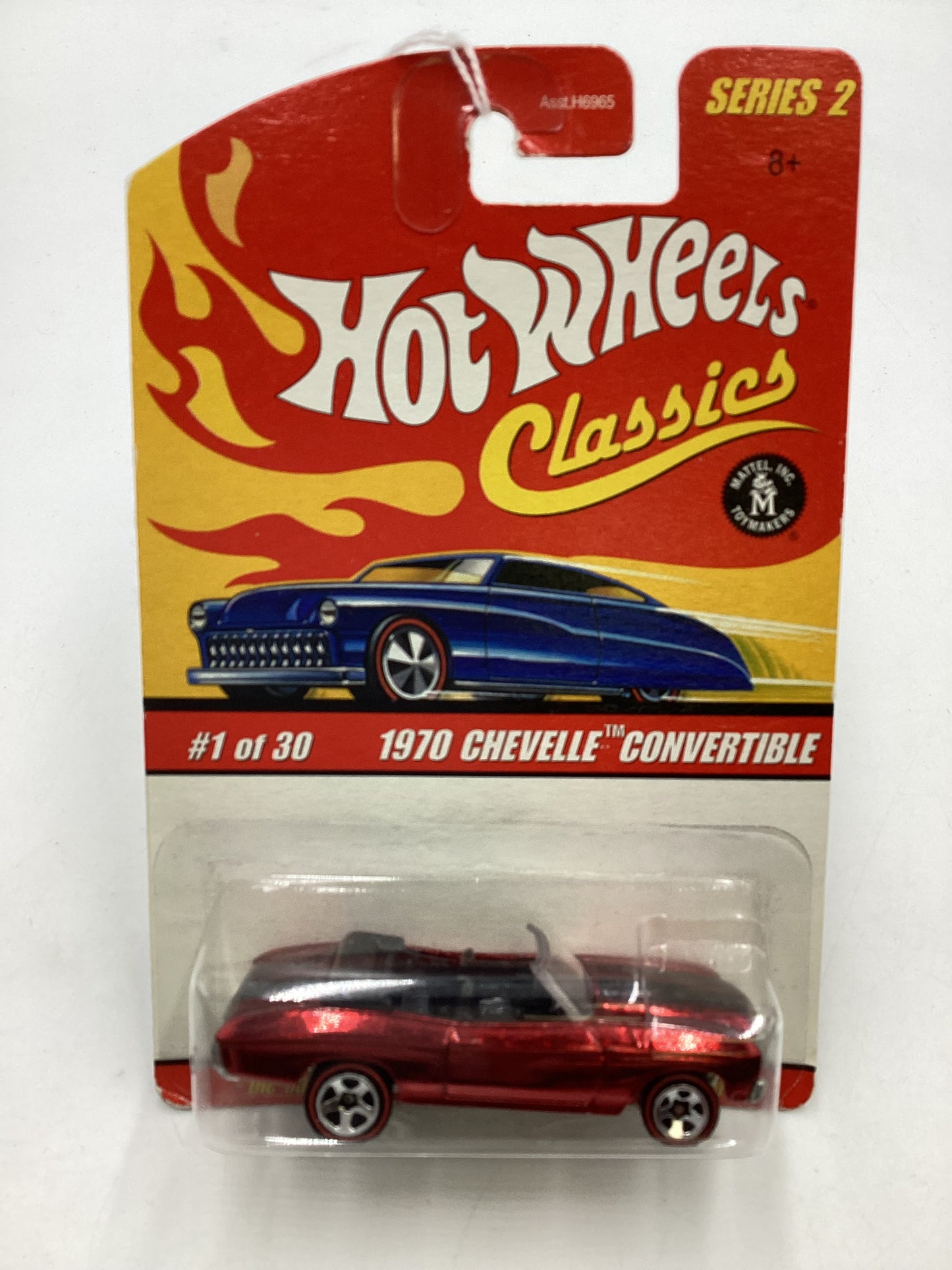 Hot Wheels Classics Series 2 #1 1970 Chevelle Convertible Red SR