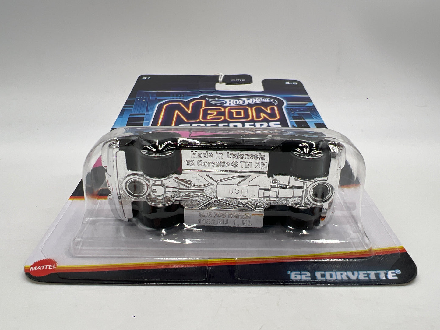 2026 Hot Wheels Neon Speeders #3 62 Corvette Black 158E