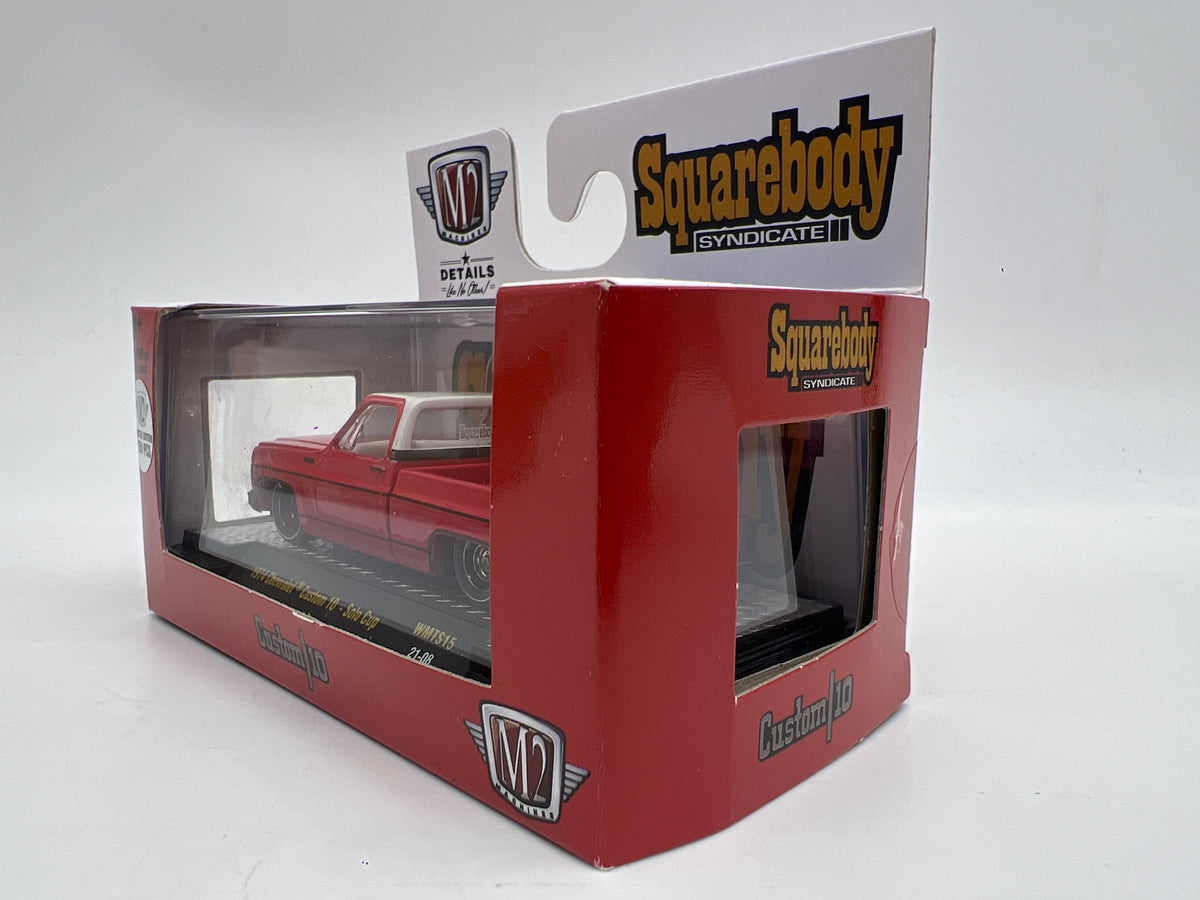 M2 Machines WMTS15 CHASE Squarebody Syndicate 1974 Chevrolet Custom 10 Solo Cup