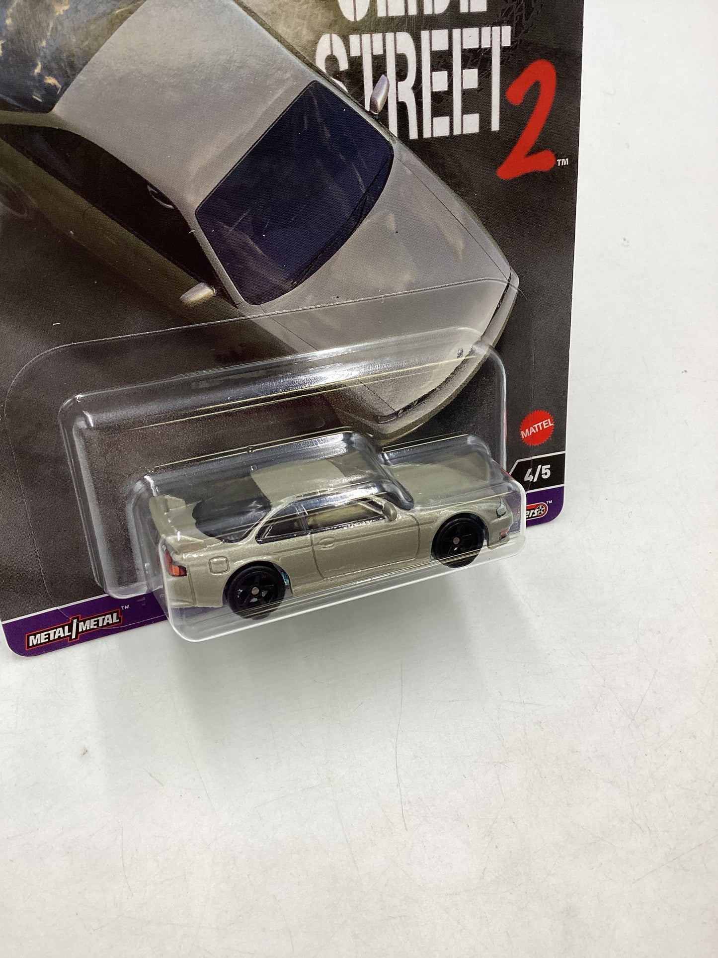 2024 Hot Wheels Car Culture Slide Street 2 #4 Nissan 240SX (S14) Silver 244K