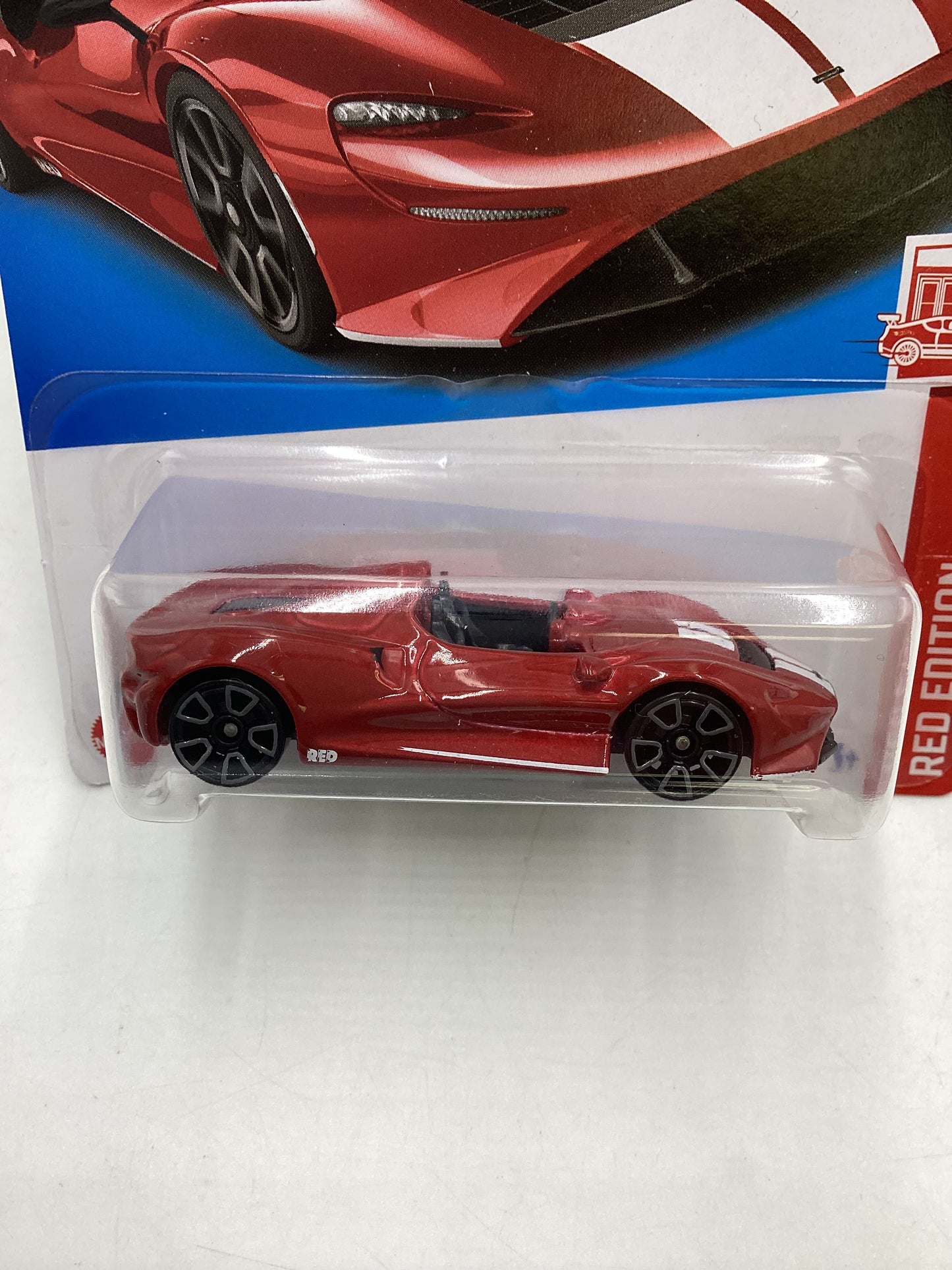 2023 Hot wheels Red Edition Factory Sealed #82 Mclaren Elva 152C