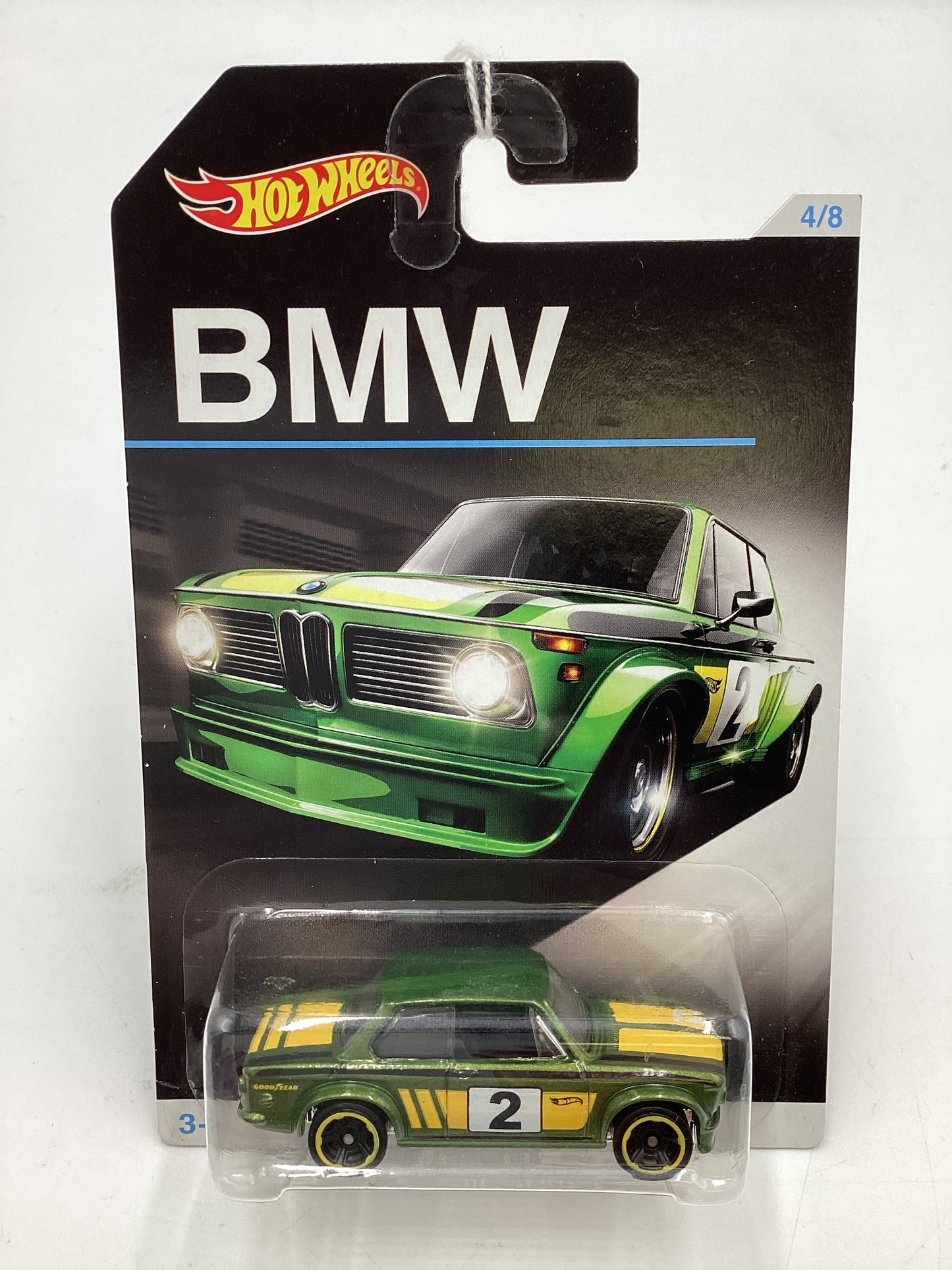 Hot Wheels BMW Series #4 BMW 2002 Green Walmart Exclusive 152D