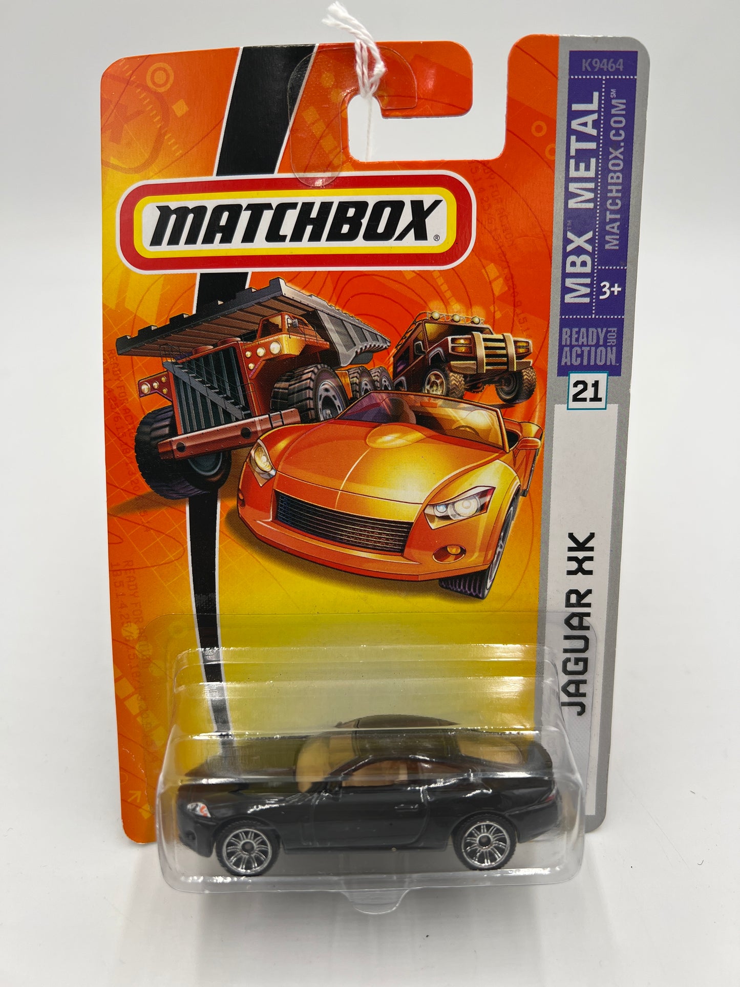 Matchbox #21 MBX Metal Jaguar XK Black 65C