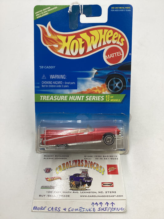 1996 Hot Wheels Treasure Hunt 5/12 59 Caddy #432 273E