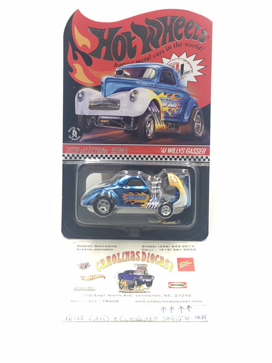 Hot wheels redline club 41 Willys Gasser with protector