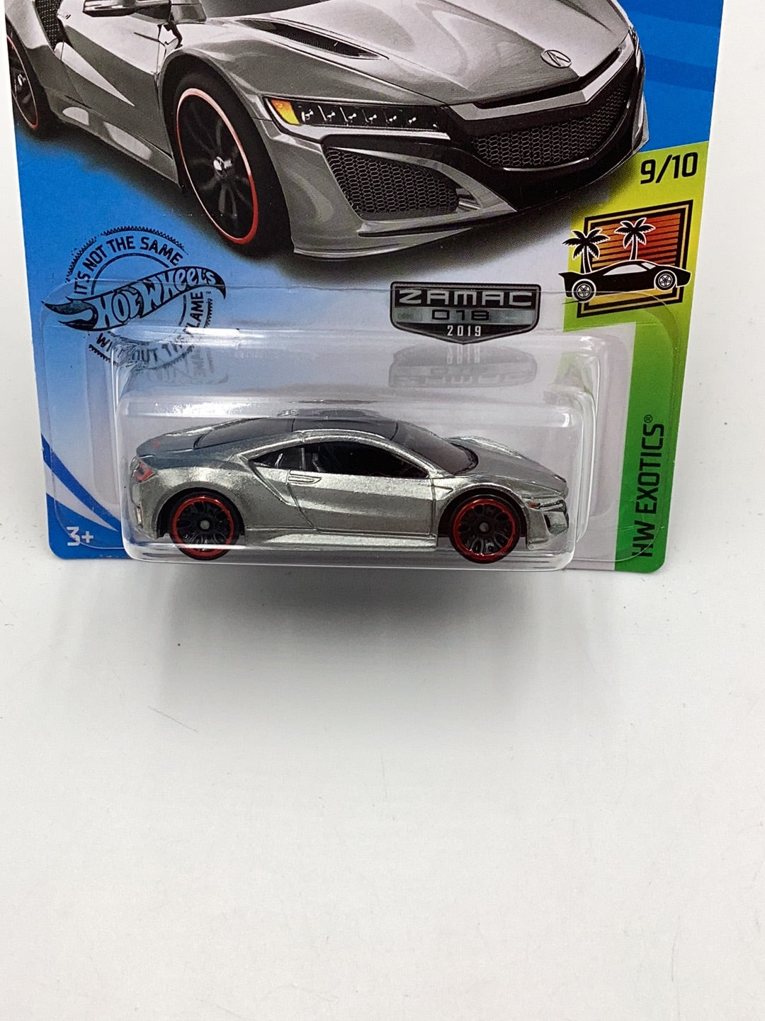 2019 Hot Wheels #199 ‘17 Acura NSX Walmart Exclusive Zamac #16 145G