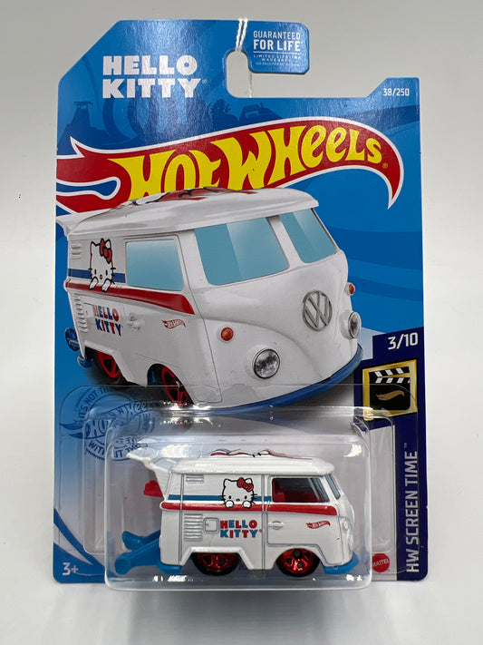 2021 Hot Wheels Screen Time #38 Kool Kombi White Hello Kitty see description 96B