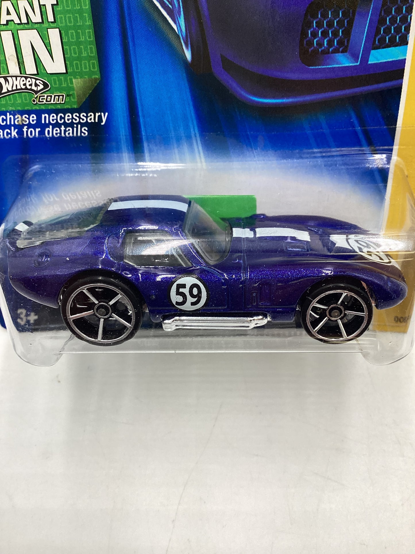 2007 Hot wheels New Models #006 Shelby Cobra Daytona Coupe Blue 29D