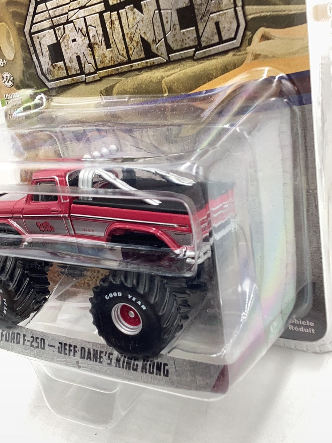 Greenlight Kings of Crunch Chase 1975 Ford top F-250 King Kong