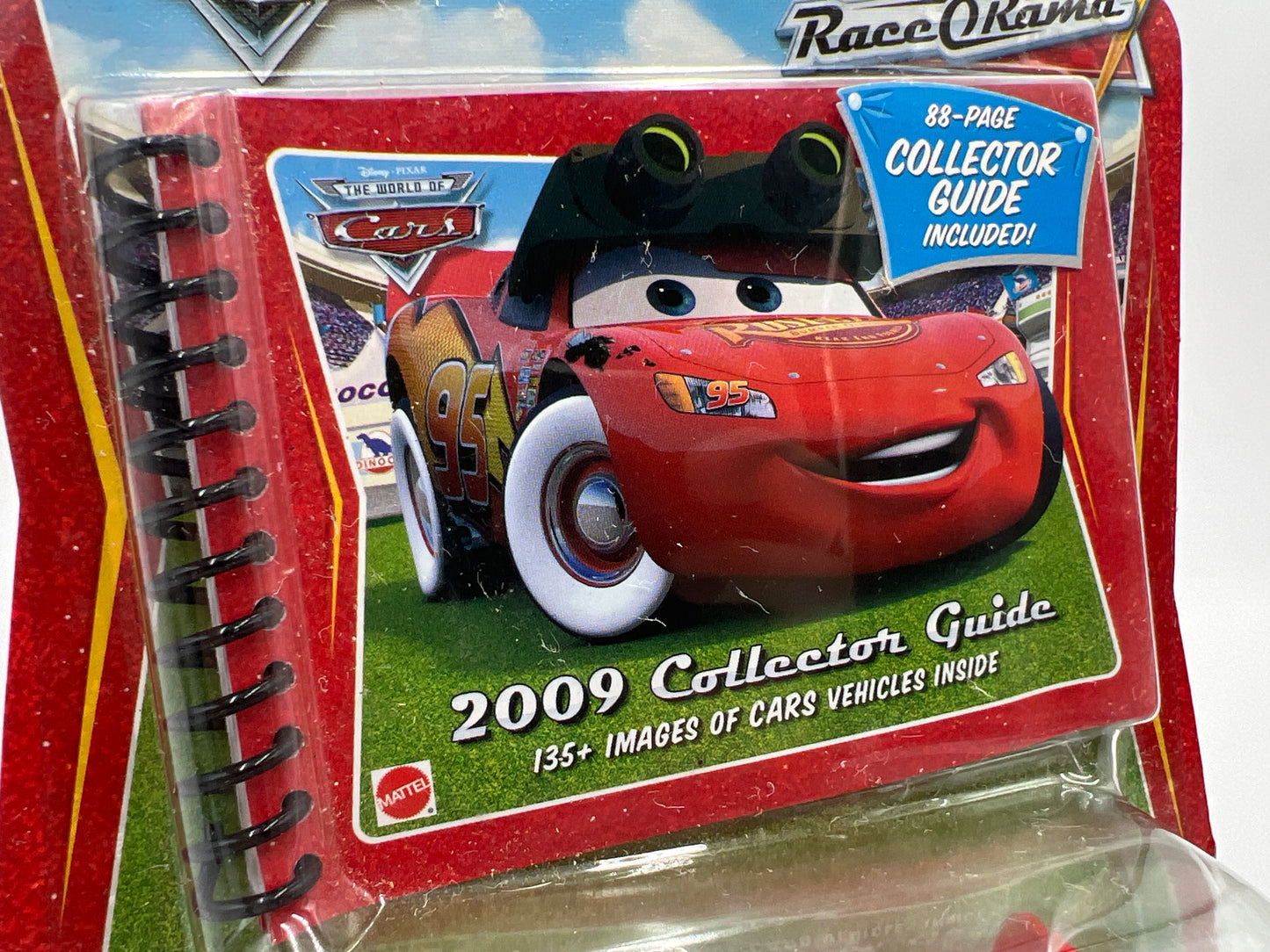 Disney Pixar The World Of Cars Race O Rama #109 Exclusive Night Vision Lightning McQueen W/Collector Guide 138C