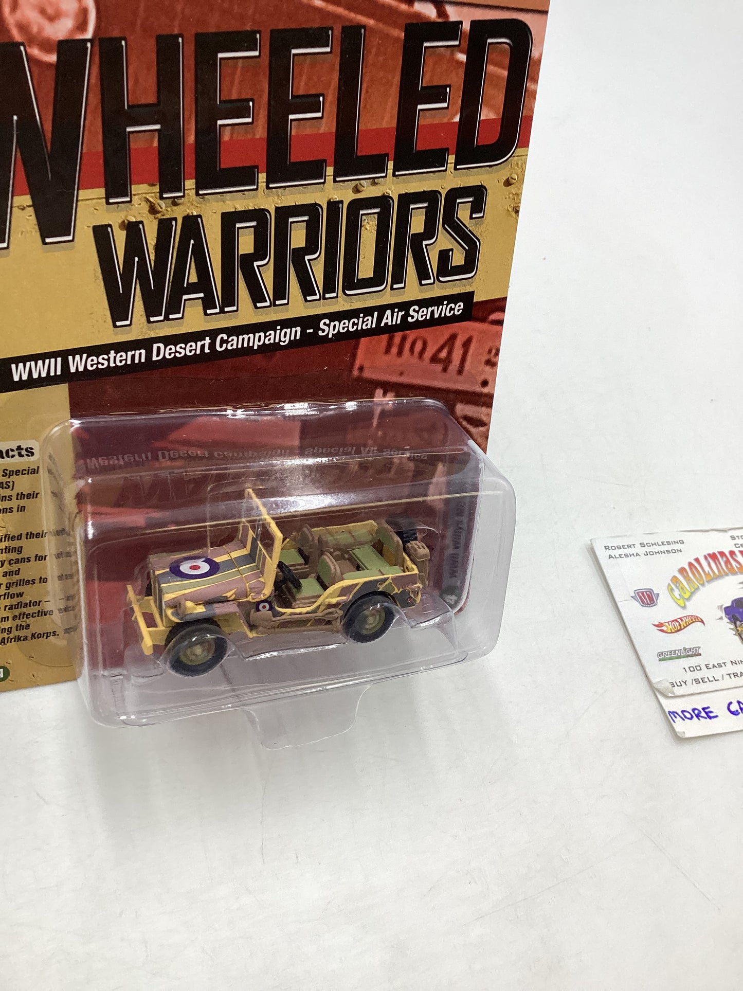 Johnny Lightning Wheeled Warriors WWII Willy’s MB Jeep 219B