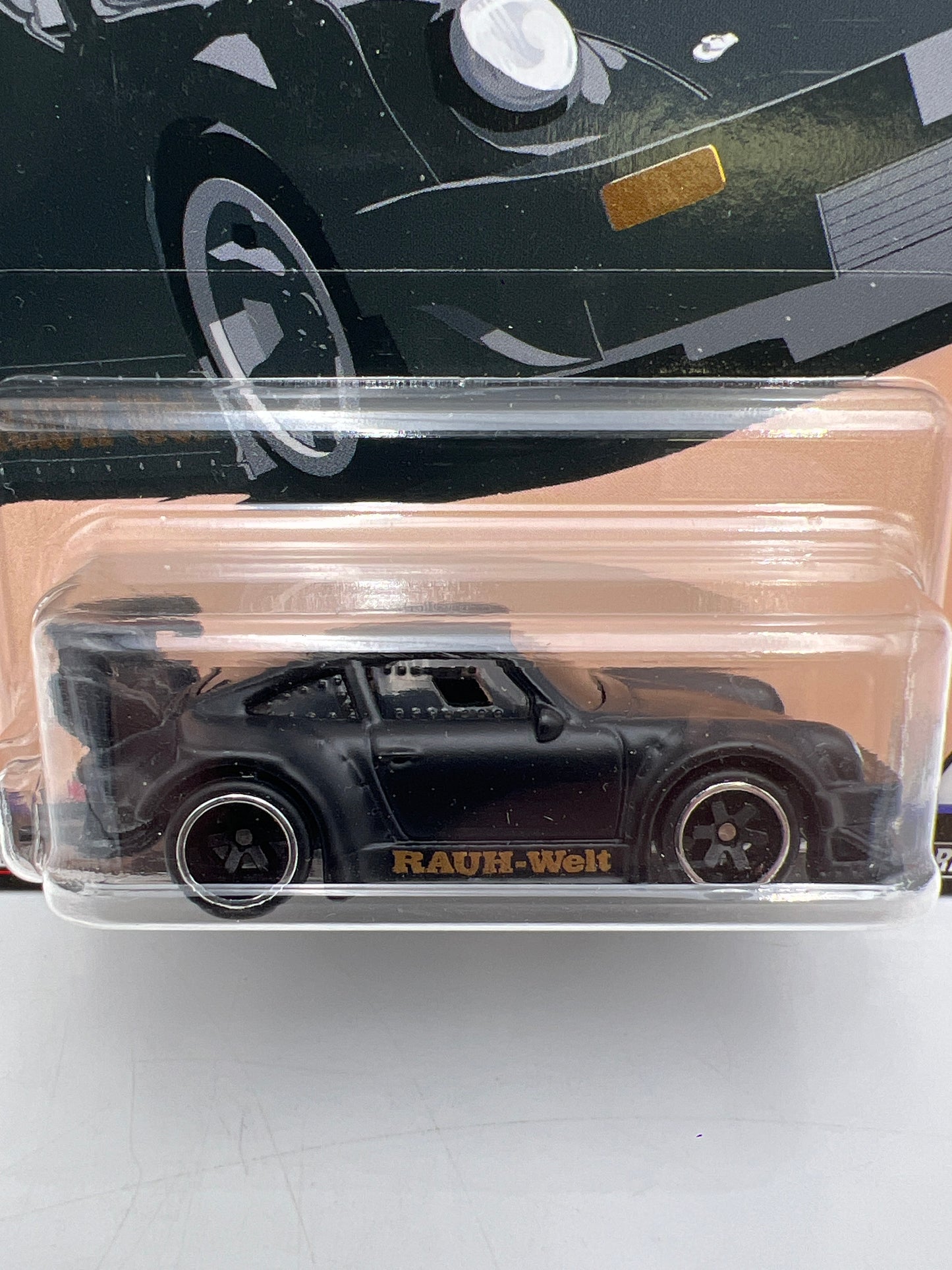 2018 Hot Wheels Premium Silhouettes #4 RWB Porsche 930 Matte Black W/Protector