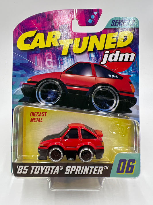 2025 MGA Car Tuned JDM Series 2 #6 85 Toyota Sprinter Red 178O