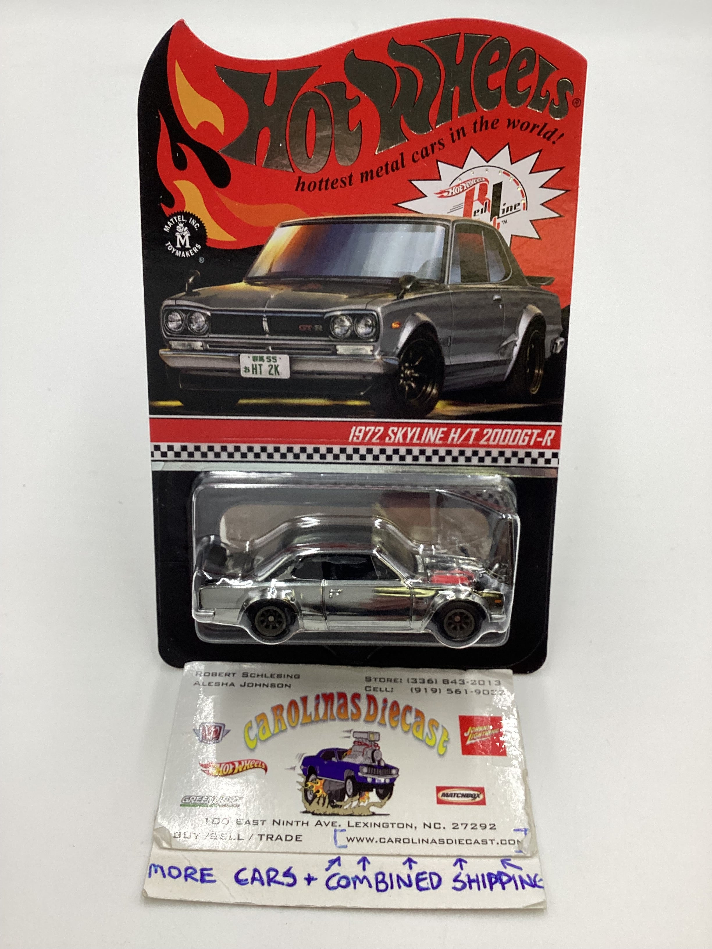 2021 Hot buy Wheels 1972 Skyline H/T 2000GT-R Chrome RLC Exclusive