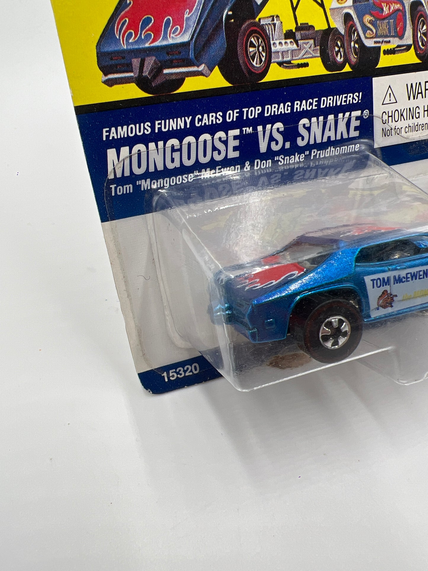 Hot Wheels Vintage Collection Mongoose Vs. Snake Tom McEwen Mongoose Blue