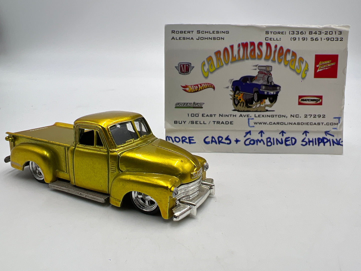 Jada Toys Dub City Old Skool 1953 Chevrolet Pickup Rare Gold Loose