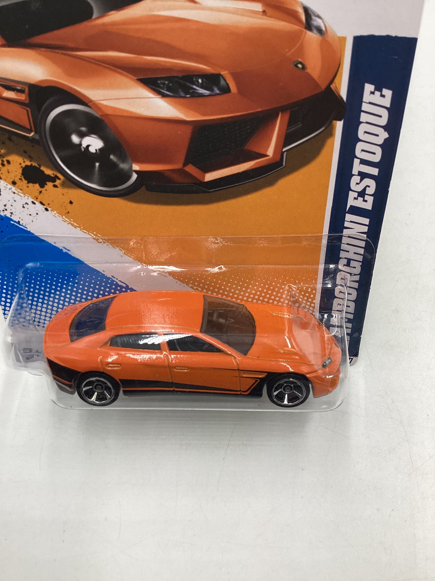 2012 Hot Wheels All Stars #128 Lamborghini Estoque Orange 101B