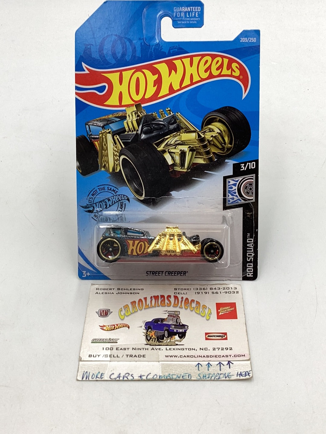 2019 hot wheels super treasure hunt Street Creeper W/Protector