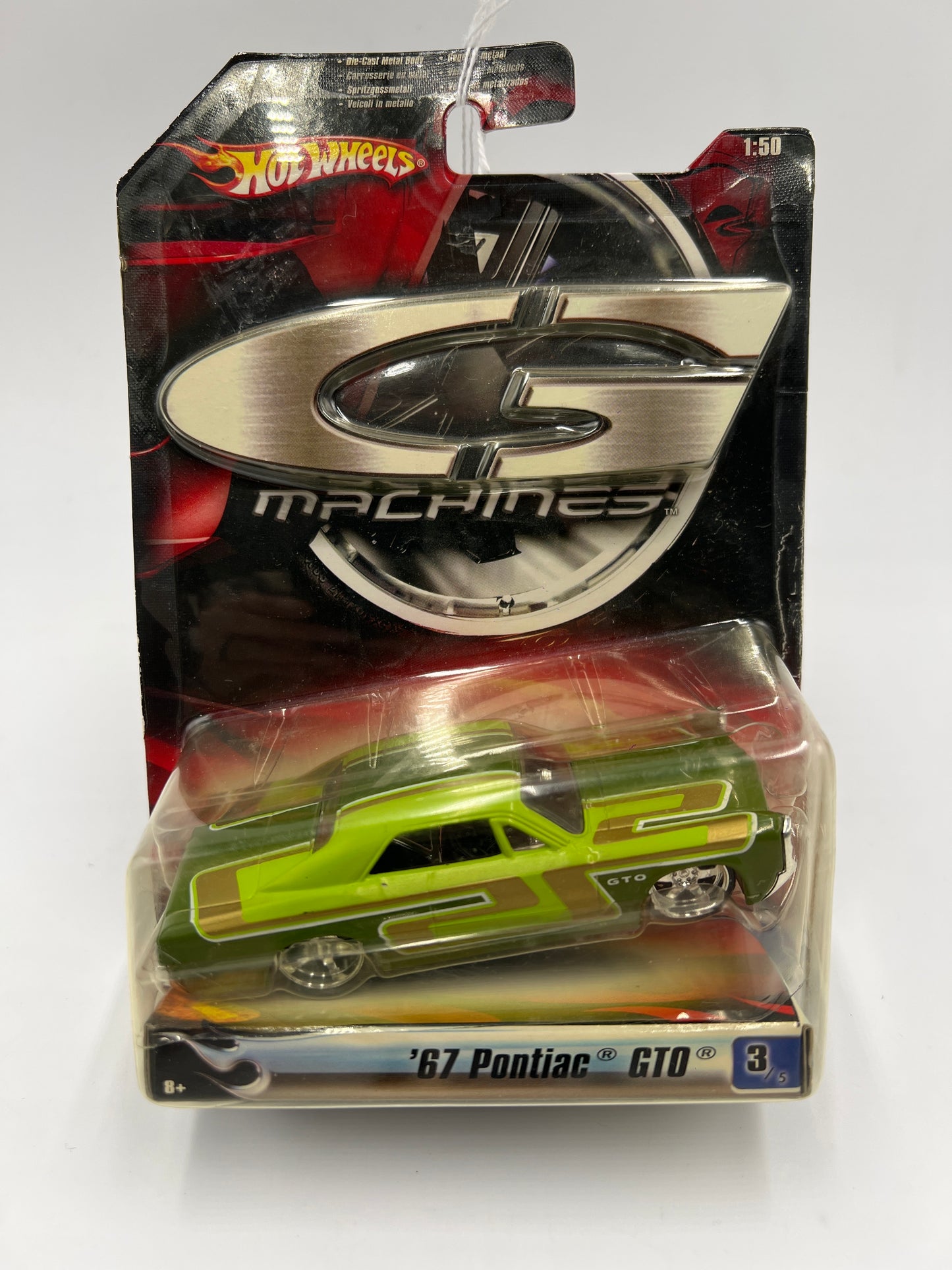 Hot Wheels 1:50 Scale G Machines #3 67 Pontiac GTO Green SR