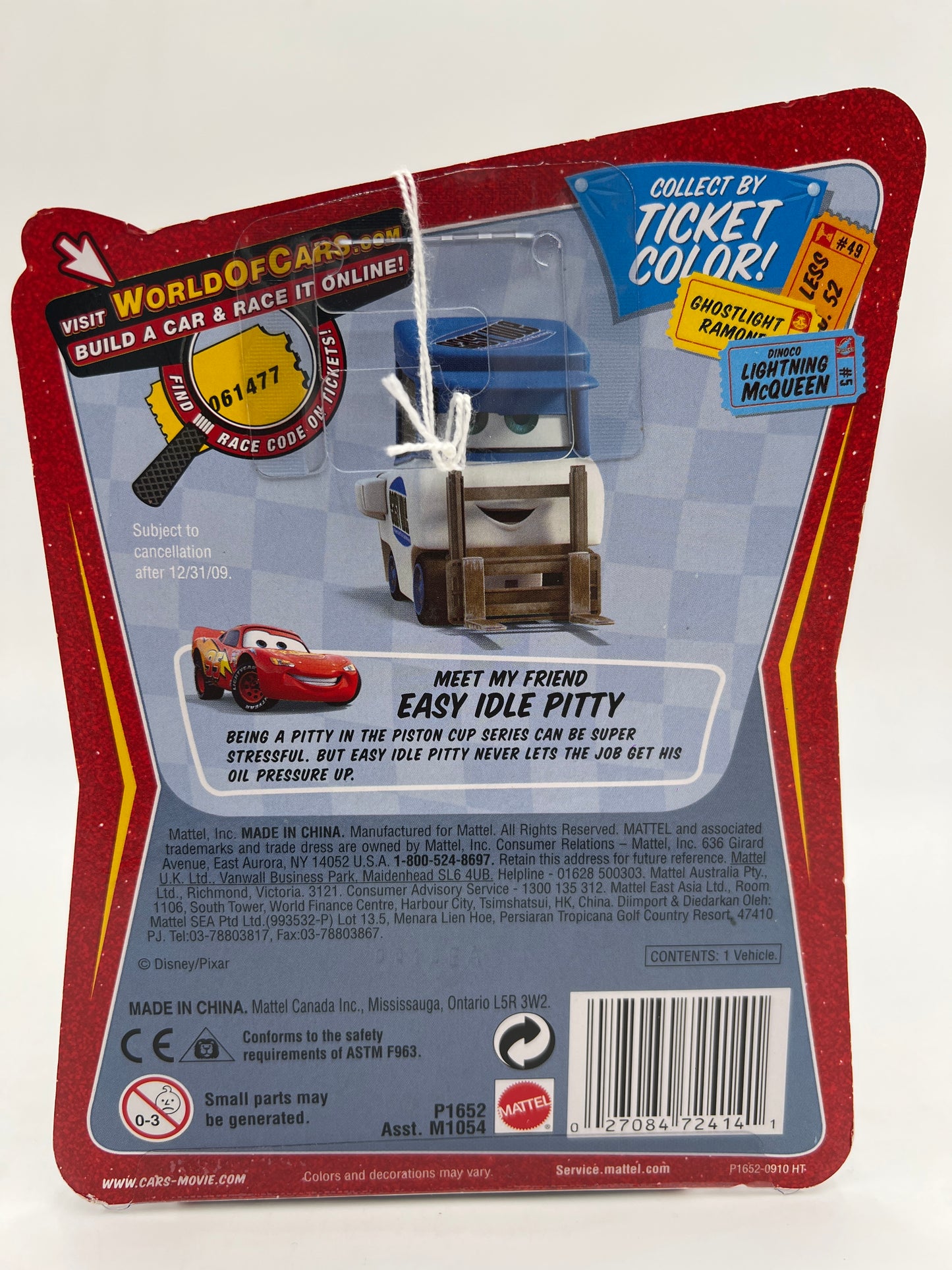 Disney Pixar The World Of Cars Race O Rama #90 CHASE Chuki Pink 139A
