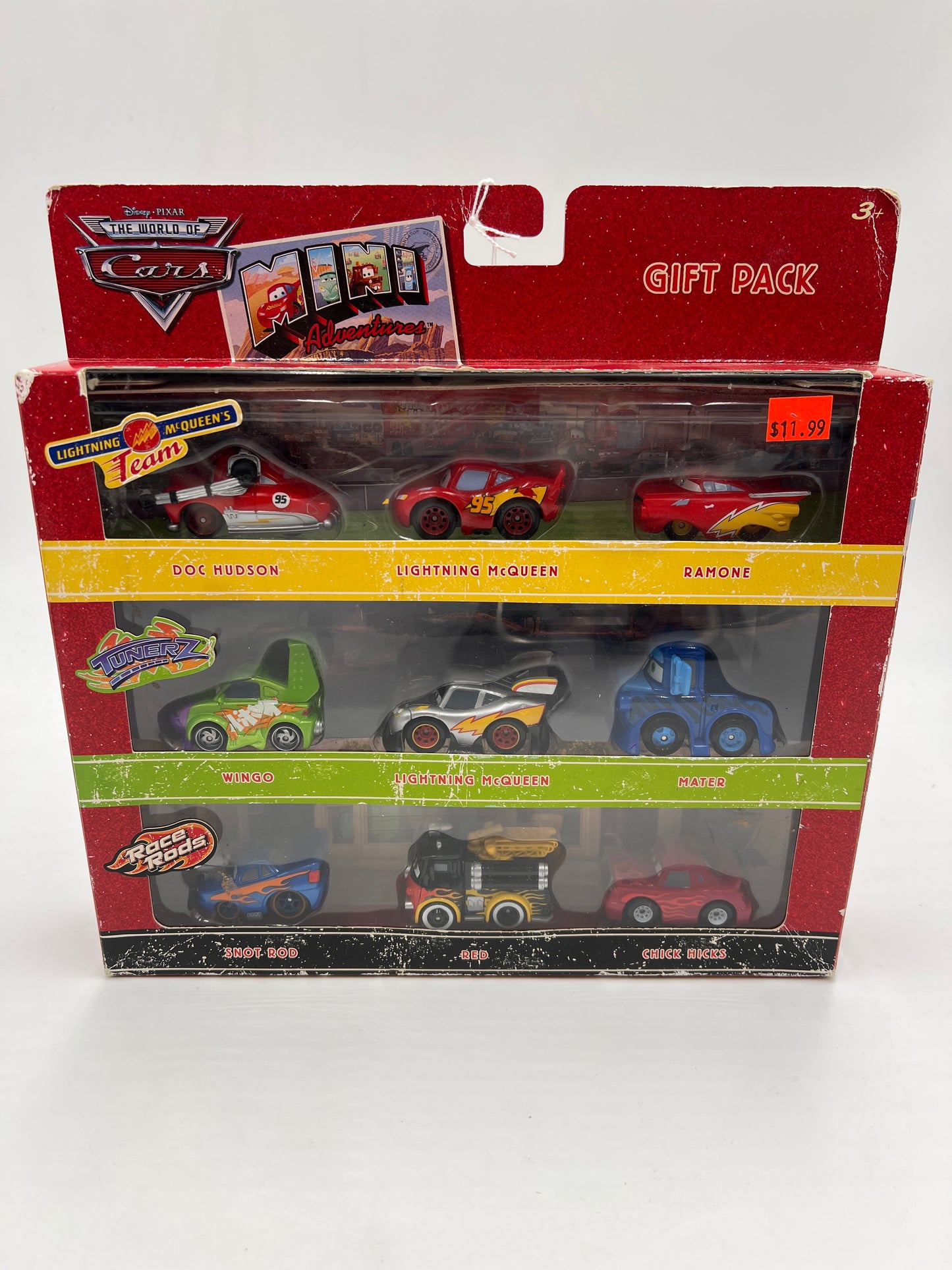 Disney Pixar The World Of Cars Mini Adventures Gift Pack VHTF