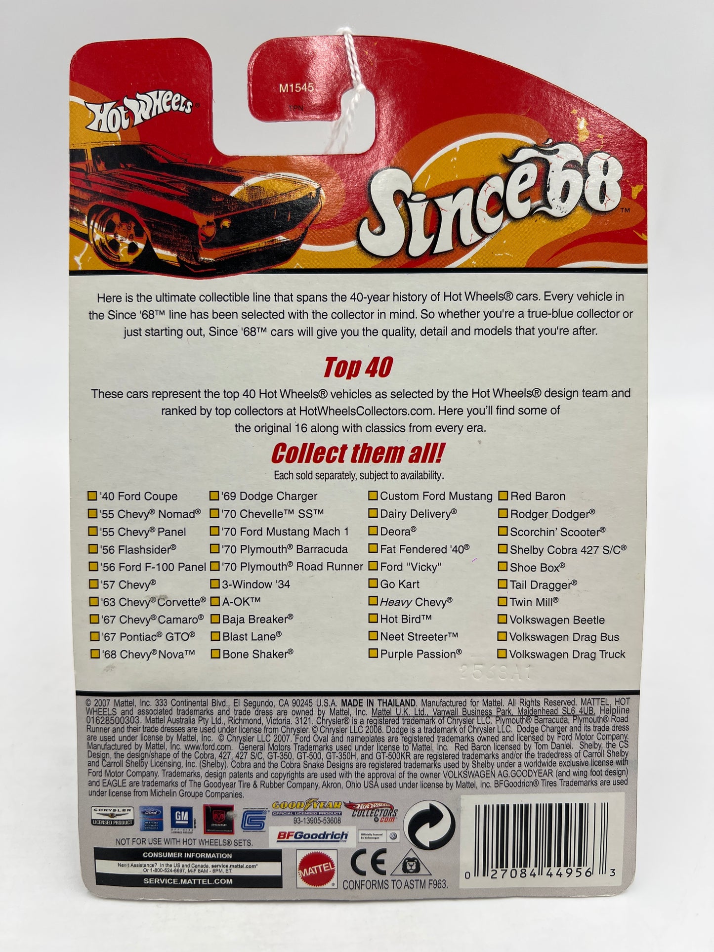 Hot Wheels Since 68 Top 40 #27 Neet Streeter Gray