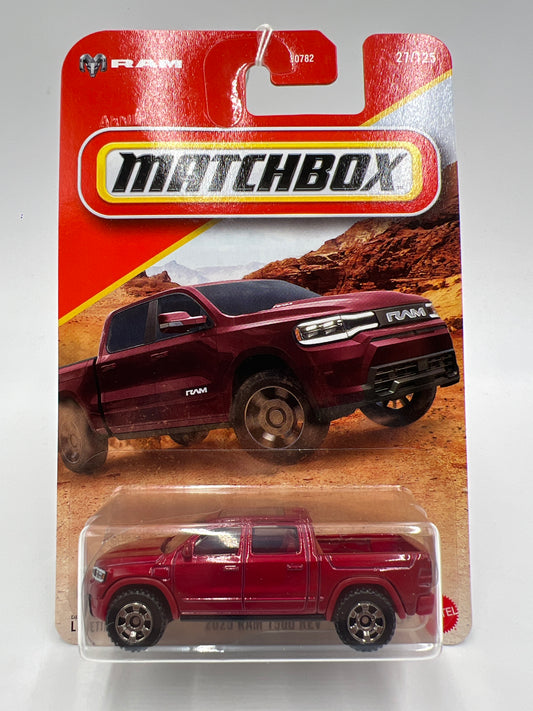 2026 Matchbox #27 2025 Dodge Ram 1500 REV Red 206F