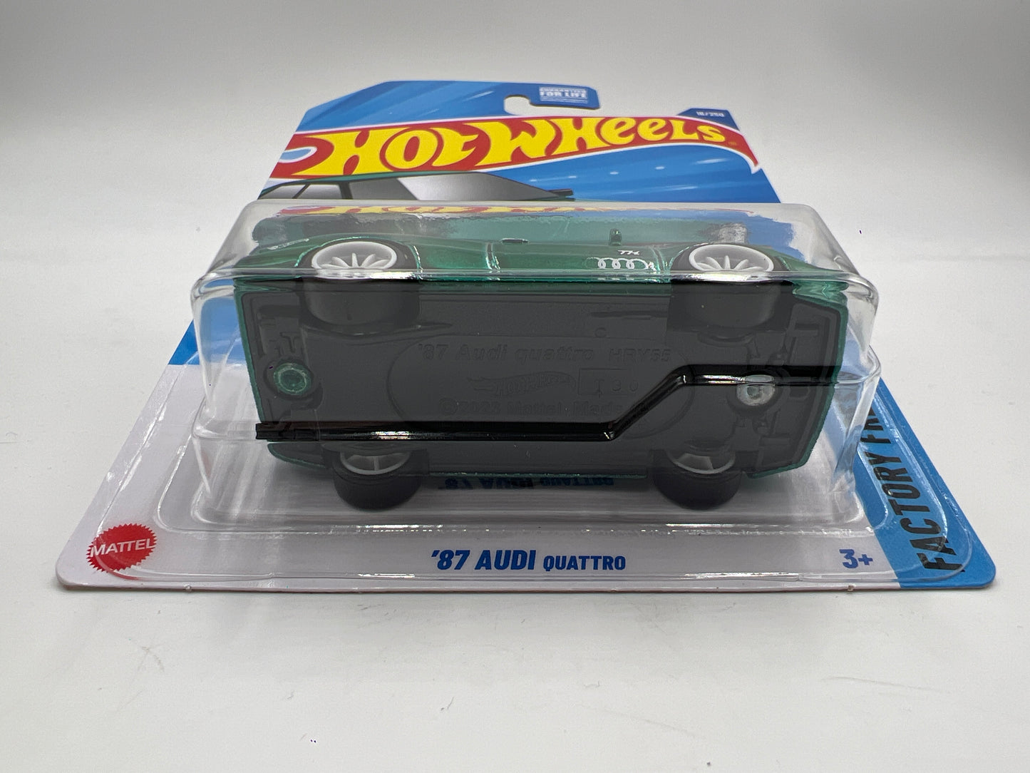 2025 Hot Wheels A Case Super Treasure Hunt #16 87 Audi Quattro Green W/Protector