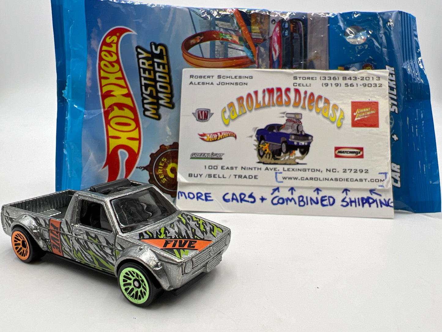 2019 Hot Wheels Mystery Models Series 3 #5 Volkswagen Caddy Silver