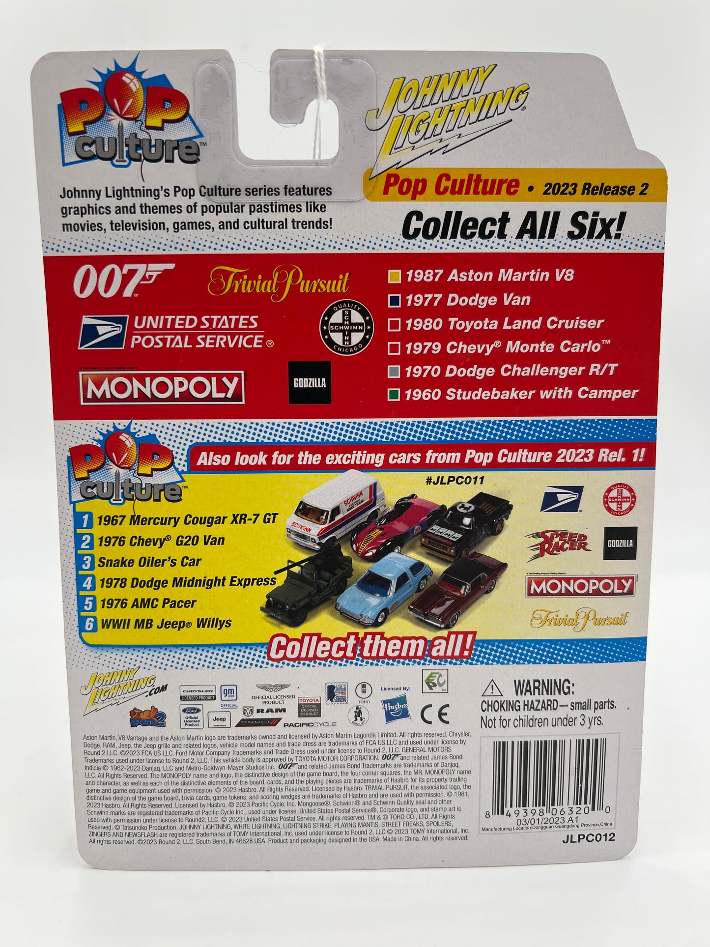 Johnny Lightning Pop Culture Trivial Pursuit Release 2 #4 1979 Chevy Monte Carlo Black