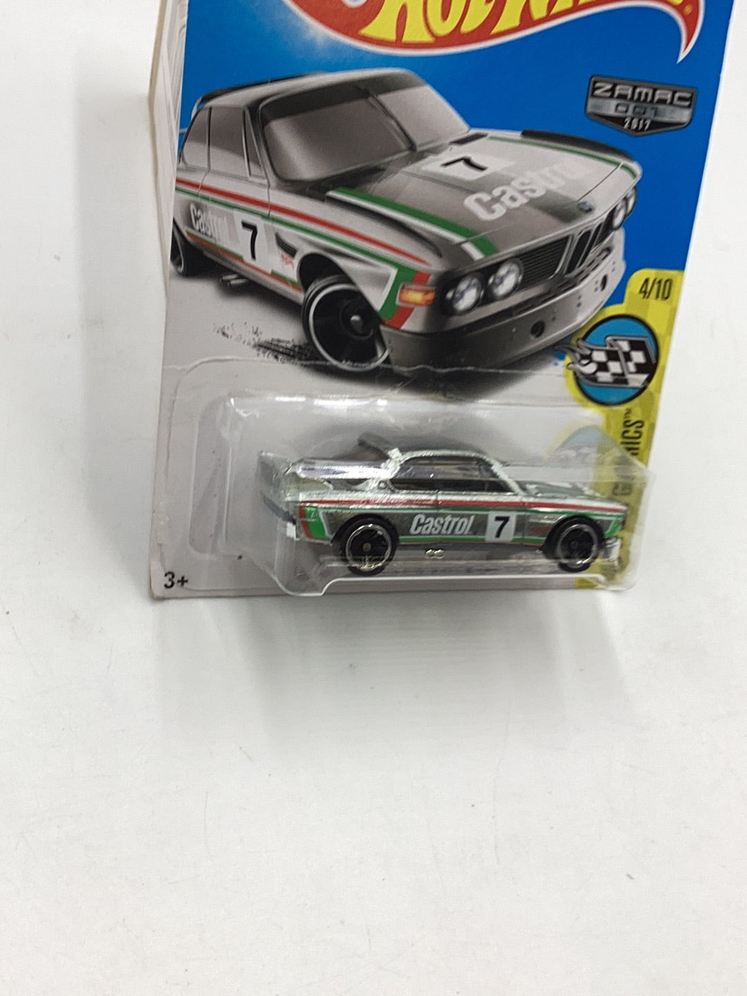 2017 Hot wheels Zamac 001 73 BMW 3.0 CSL Race Car 146D