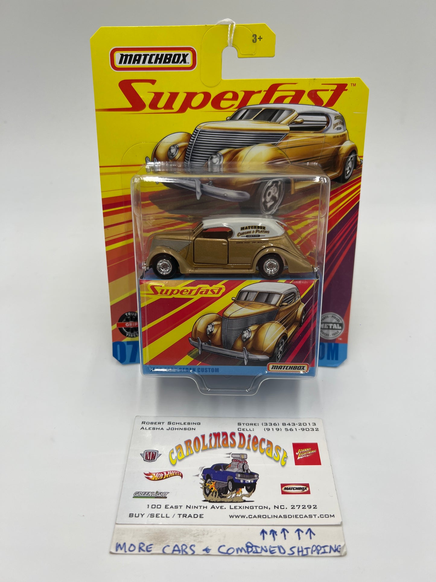 Matchbox Superfast #7 1936 Ford Sedan Custom Gold 174H