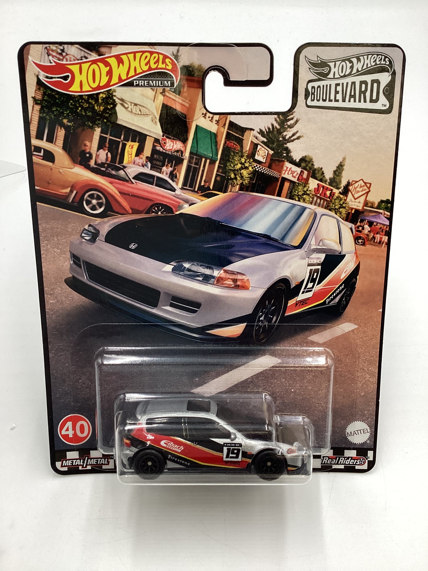 Hot Wheels Premium Boulevard #40 Honda Civic EG Custom Version