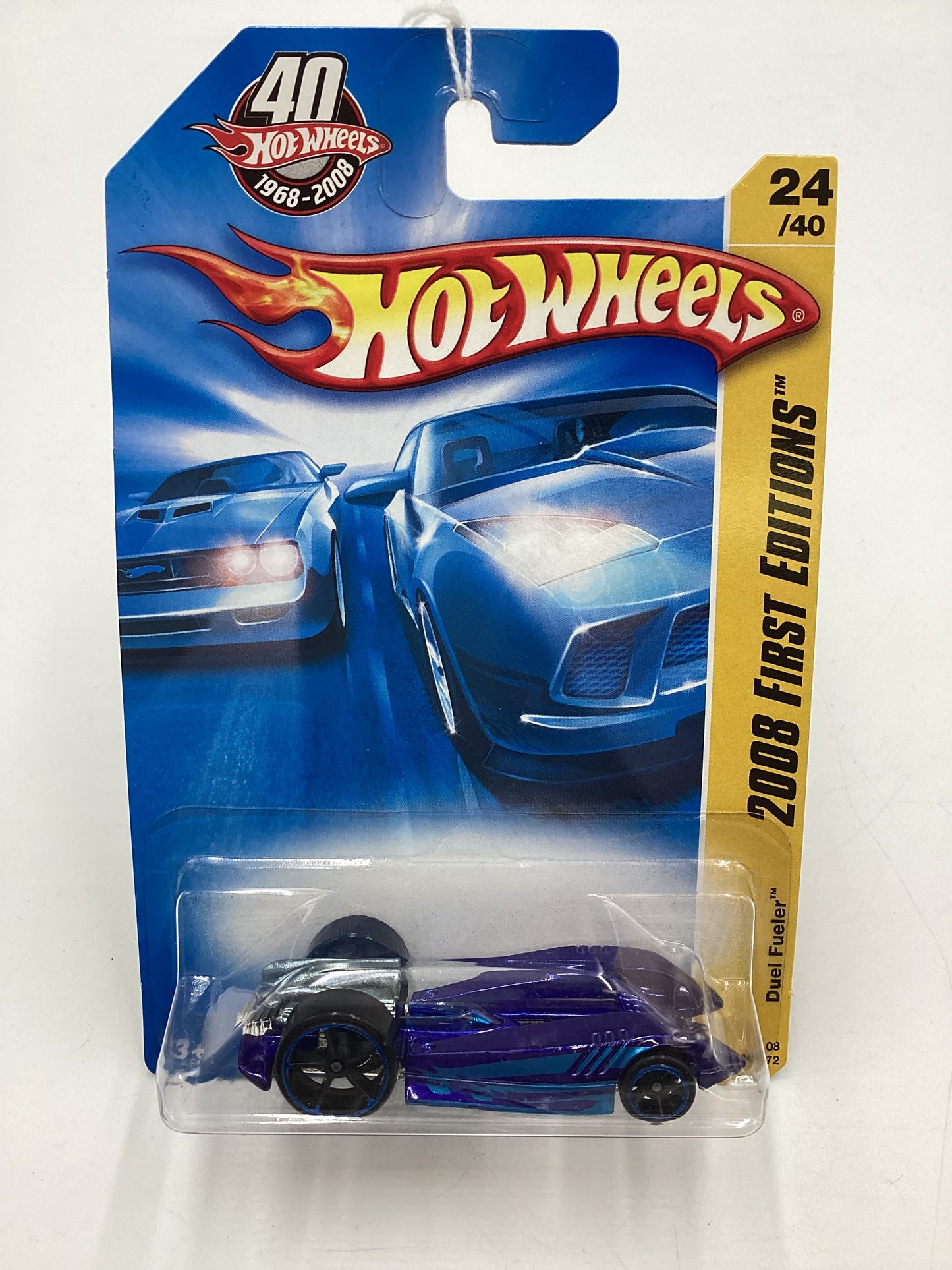 2008 Hot Wheels New Models #24 Duel Fueler Blue BB6