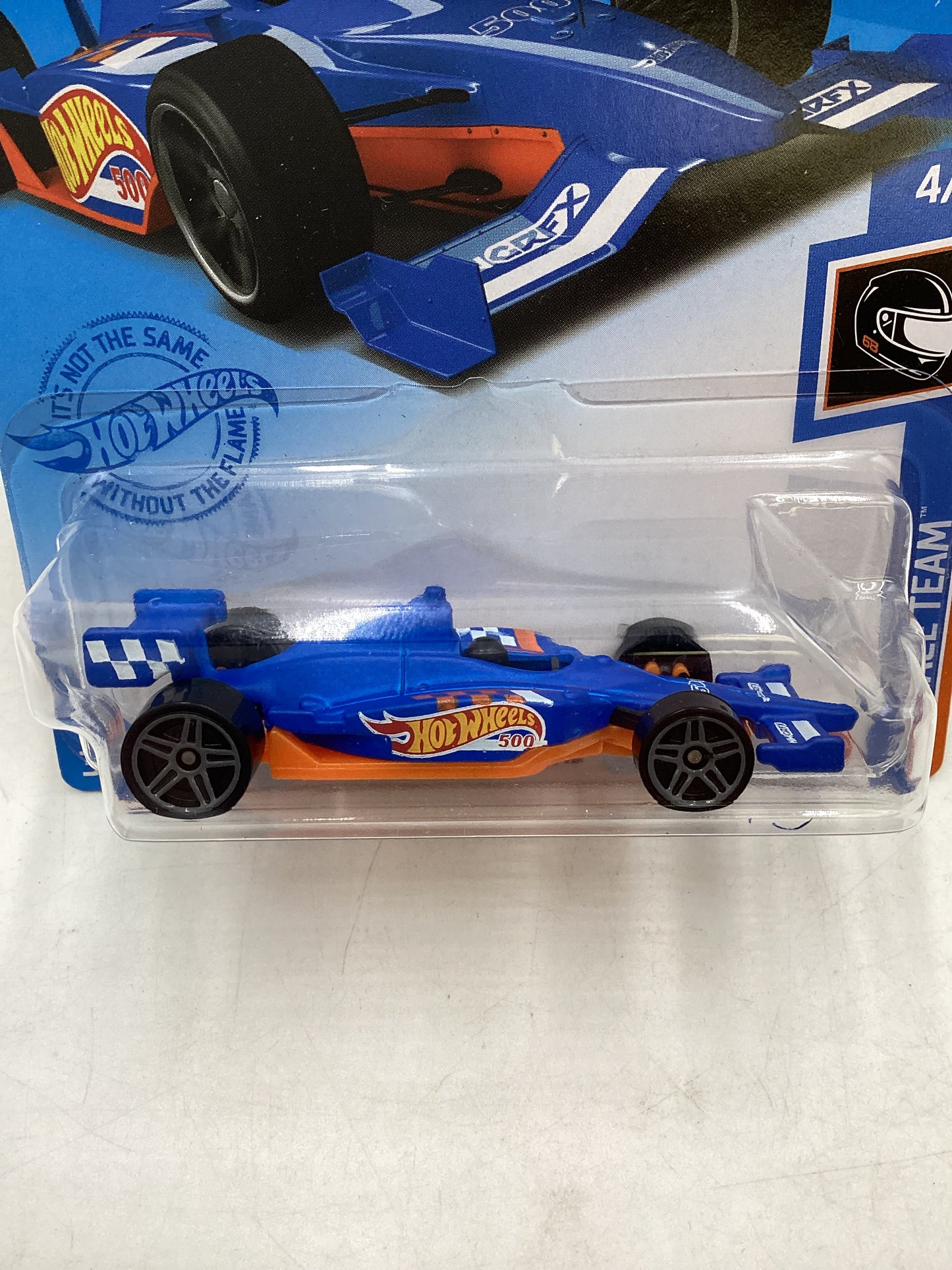 2021 Hot Wheels #195 Indy 500 Oval Blue 59H